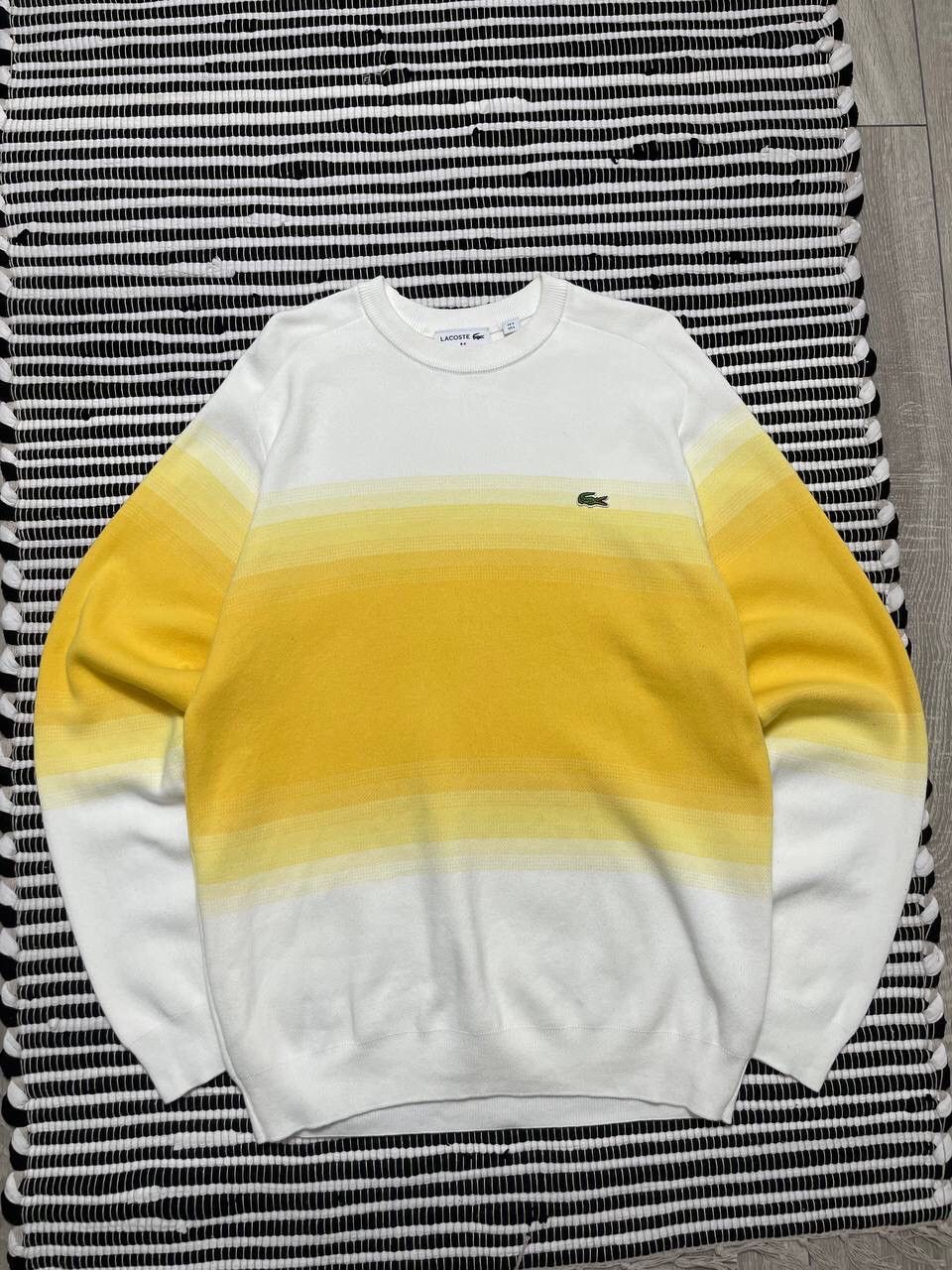Japanese Brand × Lacoste Crazy Lacoste Crewneck Cotton Sweater Y2K Size US L / EU 52-54 / 3 - 1 Thumbnail