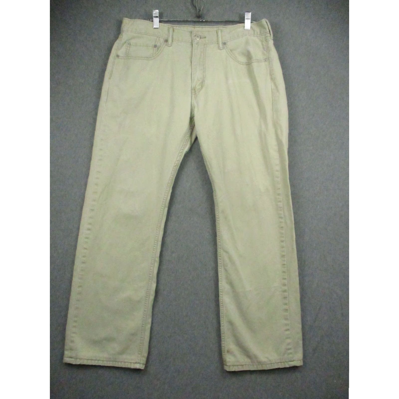 Levi's Levis 559 Jeans Mens 34x32 Khaki Straight Leg Relaxed Fit 100% Cotton Pants Size US 34 / EU 50 - 2 Thumbnail