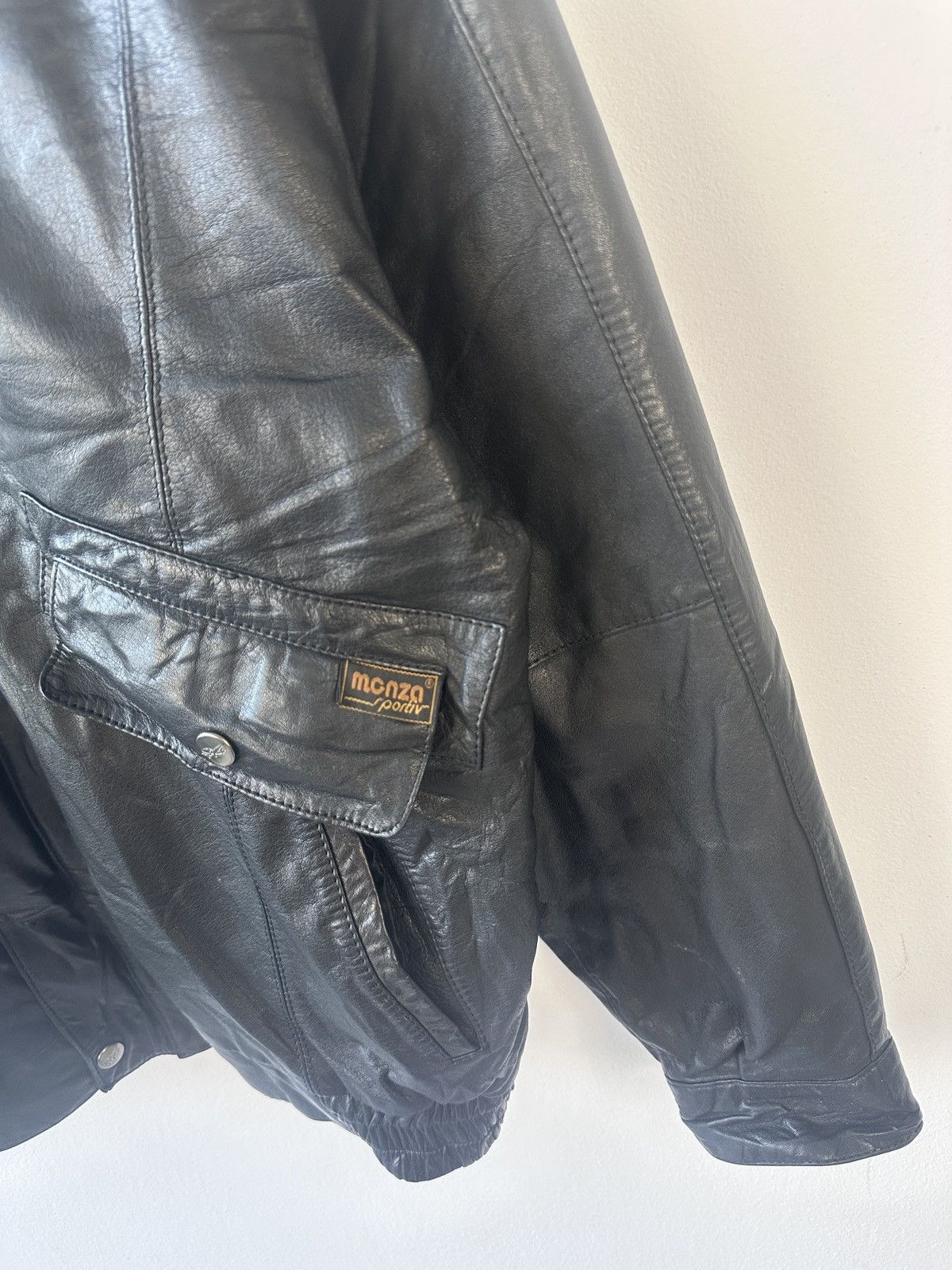 Leather Vintage Leather Bomber Jacket Size 50 MEcht Nappa Soft Size US M / EU 48-50 / 2 - 7 Thumbnail