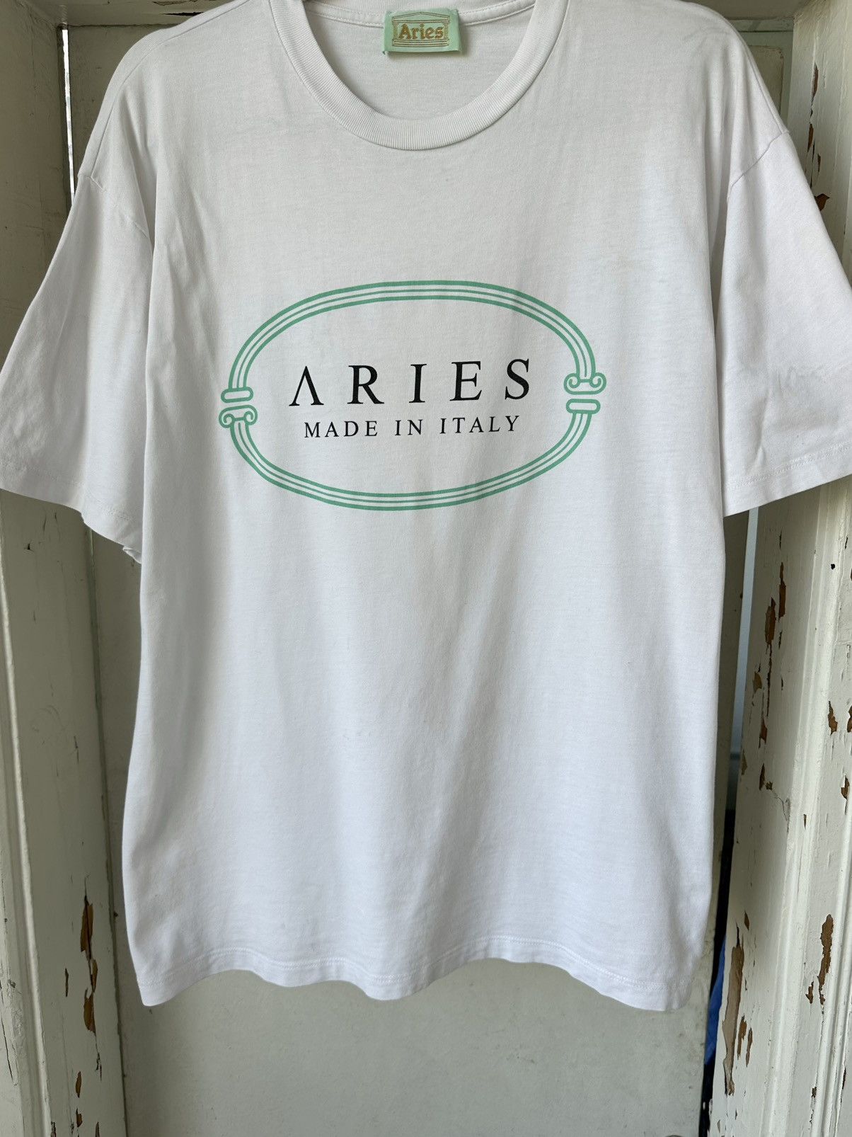 Aries Aries Made in Italy Printed White T-shirt Size US M / EU 48-50 / 2 - 3 Thumbnail