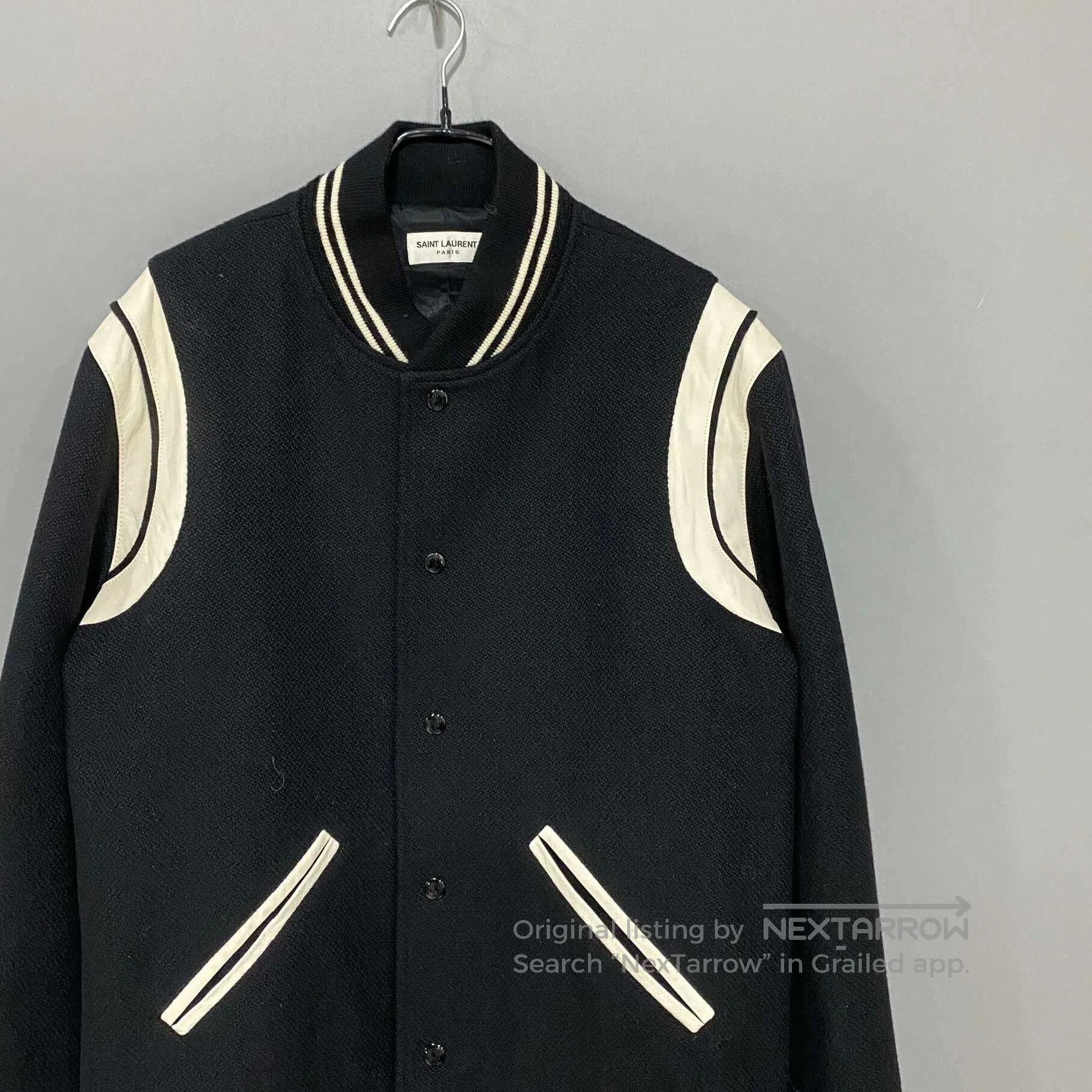 Saint Laurent Paris Saint Laurent Classic Baseball Jacket. Size US L / EU 52-54 / 3 - 2 Thumbnail