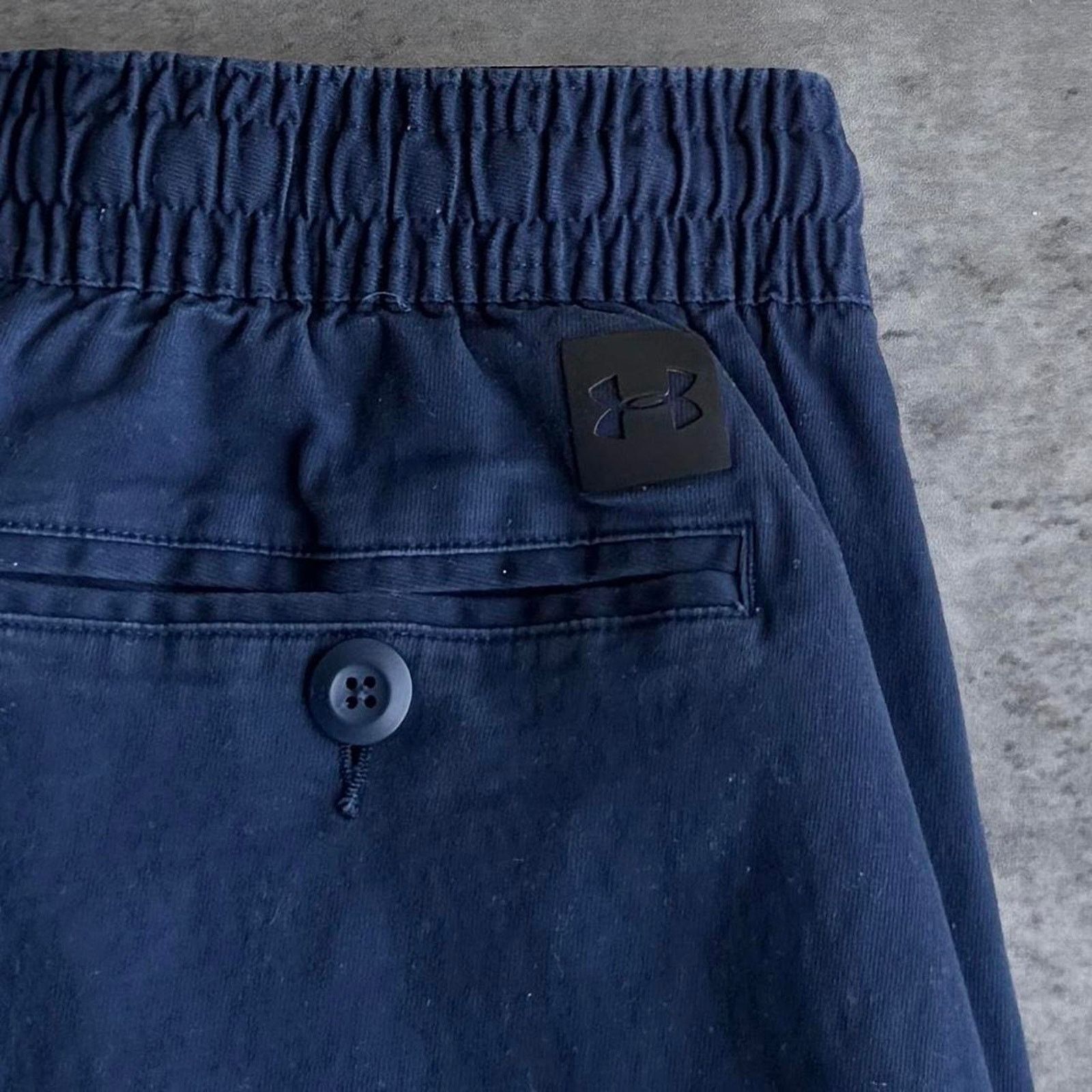 Under Armour × Vintage Vintage Y2K Under Armour Navy Blue Jogger Sweatpants Size US 32 / EU 48 - 3 Thumbnail