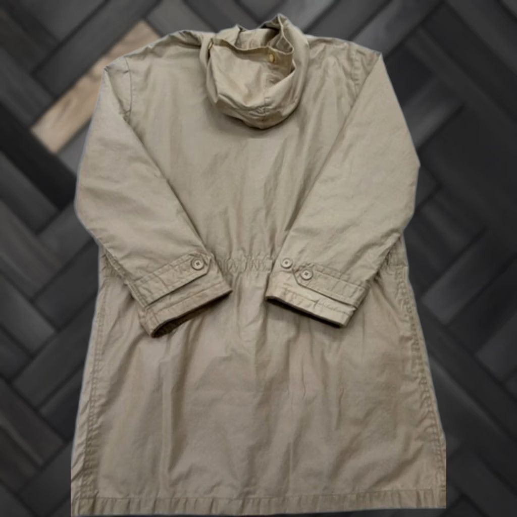 Versace Jeans Couture Versace Jeans Couture Mens Beige Hooded Long Parka Jacket S Parka Beige BNWT? Size US 29 - 1 Thumbnail