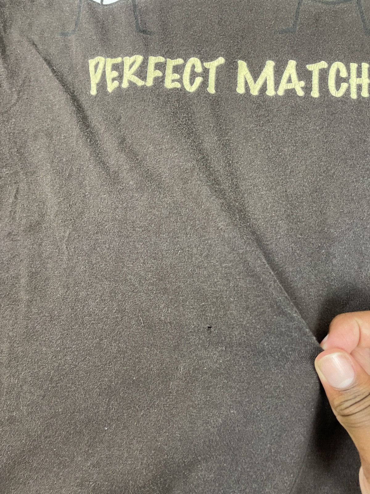 Other Vintage Brown Graphic Tee Men’s L “Perfect Match” Size US L / EU 52-54 / 3 - 4 Thumbnail