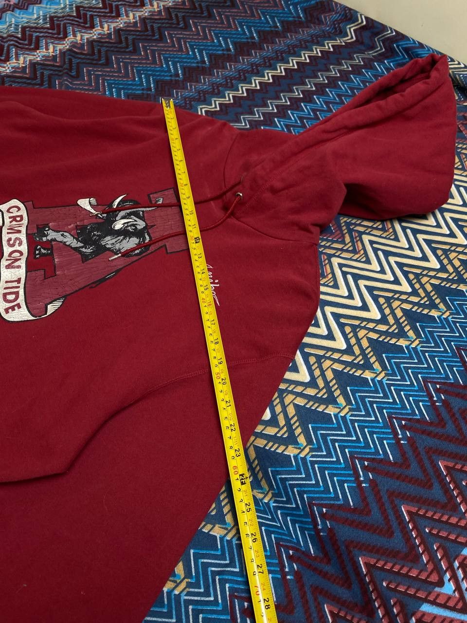 Nike vintage streetwear Nike red big logo Sweatshirt hoodie Size US XL / EU 56 / 4 - 12 Thumbnail