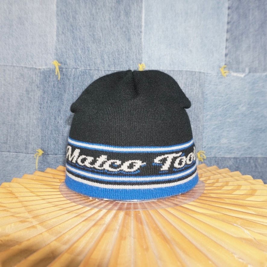 Vintage OSFA - Matco tools spellout mechanic 2000s skull cap beanie Size ONE SIZE - 1 Thumbnail