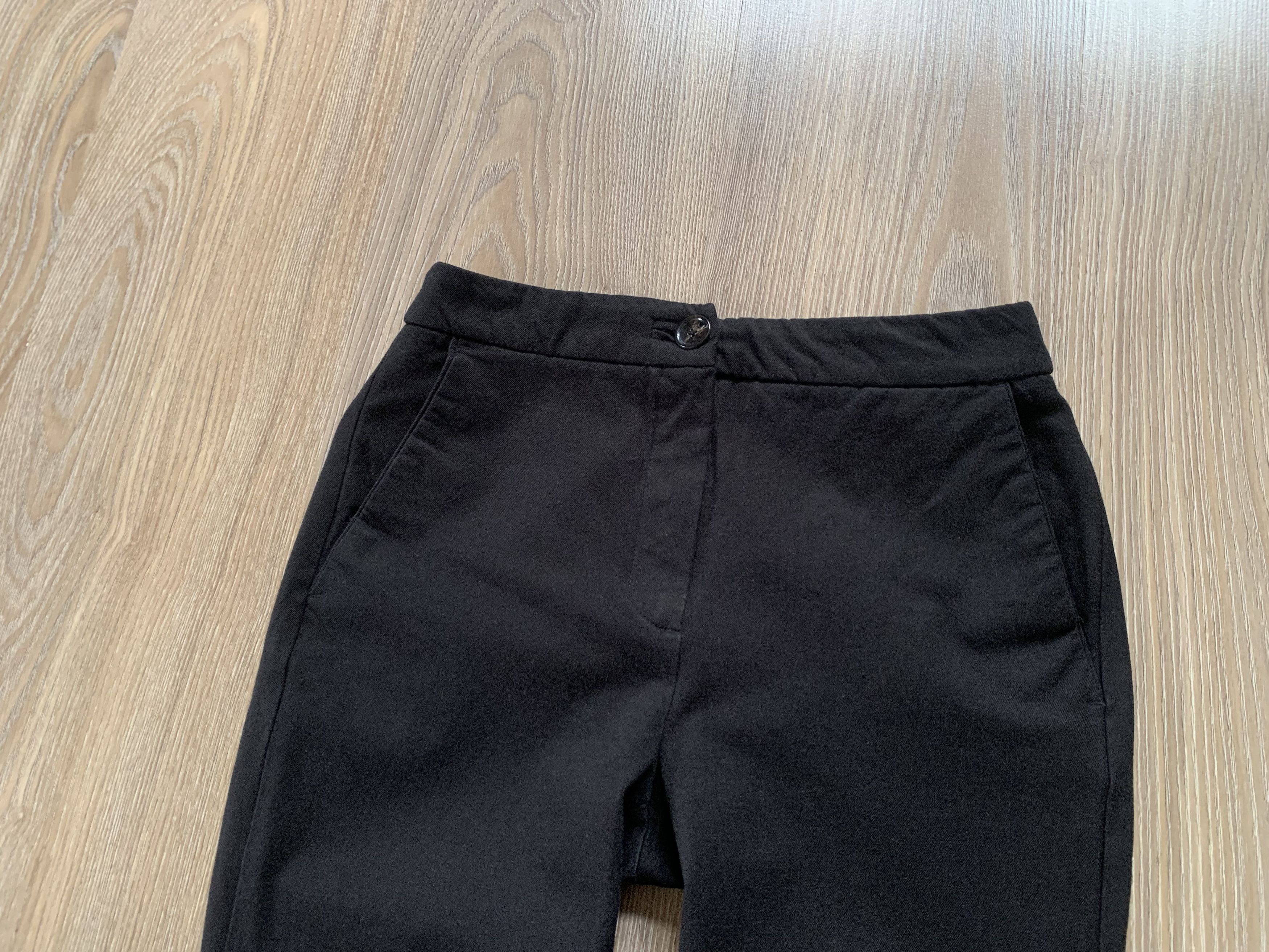 Massimo Dutti Women’s Massimo Dutti Black Slim Fit Trousers Size 26" / US 2 / IT 38 - 4 Thumbnail