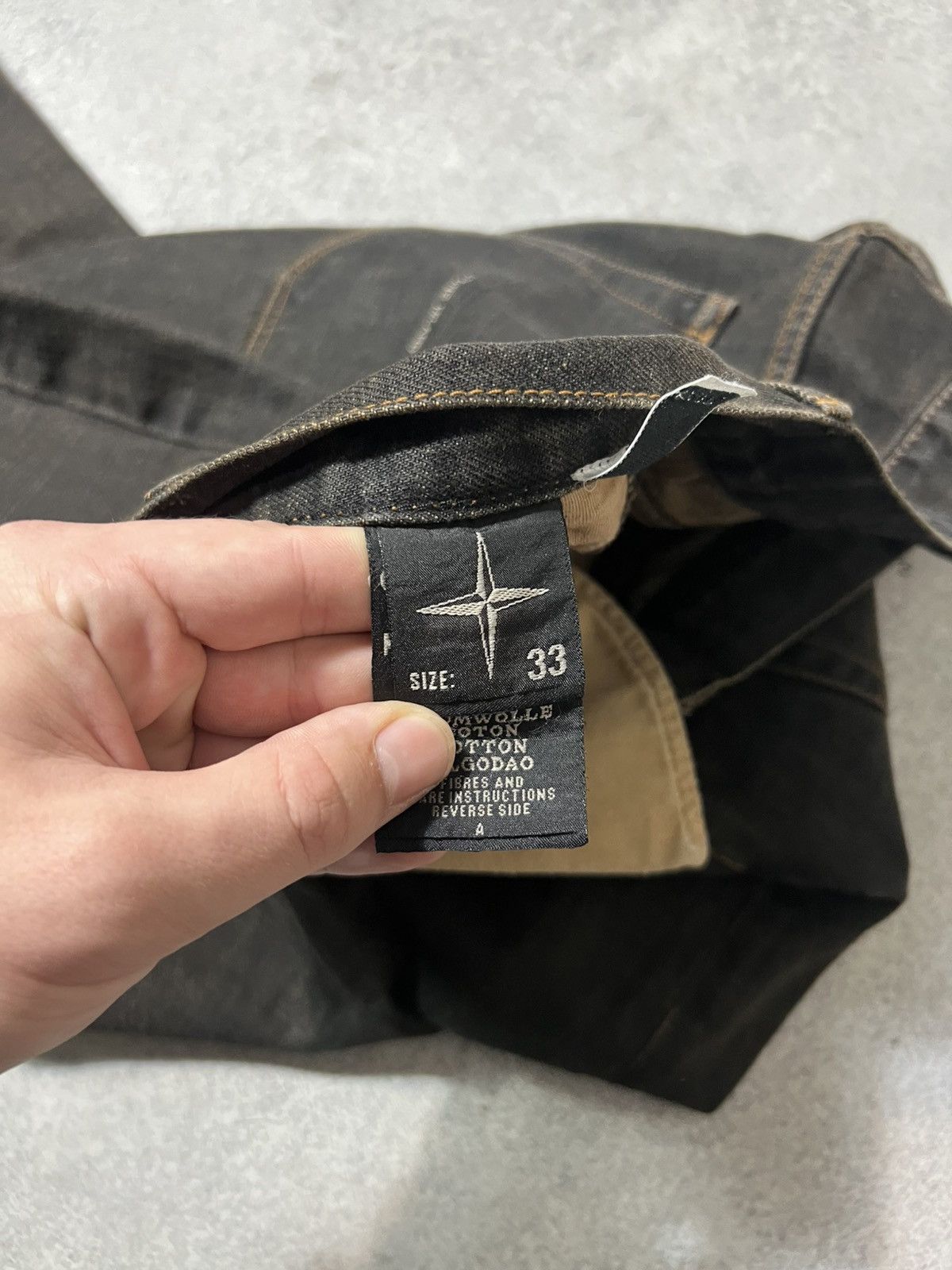 Massimo Osti Vintage Stone Island Jeans Denim Pants Rare S.I Denims Size US 33 - 7 Thumbnail