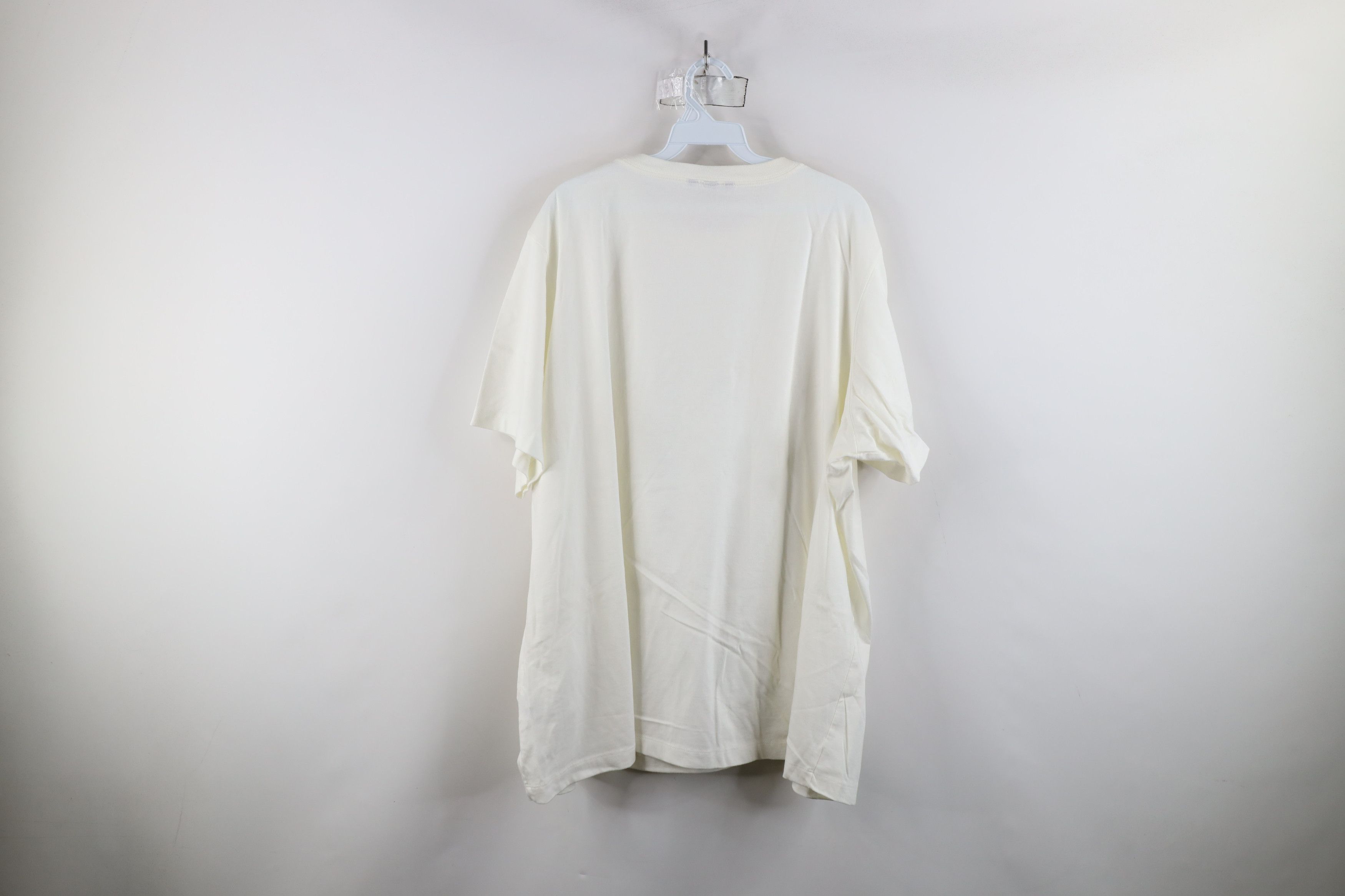 Lands' End × Vintage Vintage Lands End Blank Cotton Short Sleeve T-Shirt White Size 3XL / US 20-22 - 9 Thumbnail