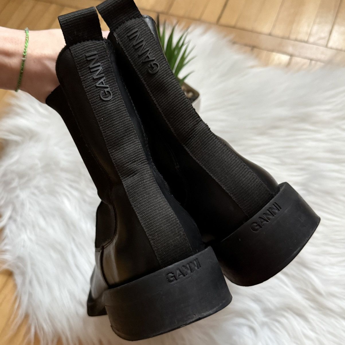 Ganni Ganni Square Toe Chelsea Boots Size US 9 / IT 39 - 17 Thumbnail