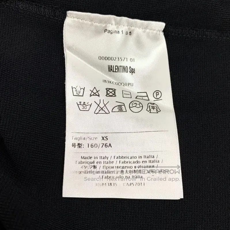 Valentino Valentino Black Short Sleeve Women's T-Shirt . Size XS / US 0-2 / IT 36-38 - 6 Thumbnail