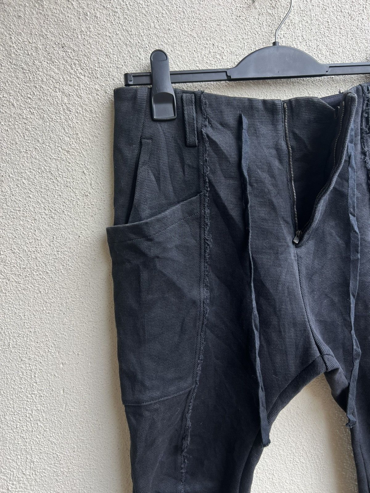 Bajra Bajra Made in Japan Raw Cut Black Trouser Stretch Pant Size US 30 / EU 46 - 8 Thumbnail
