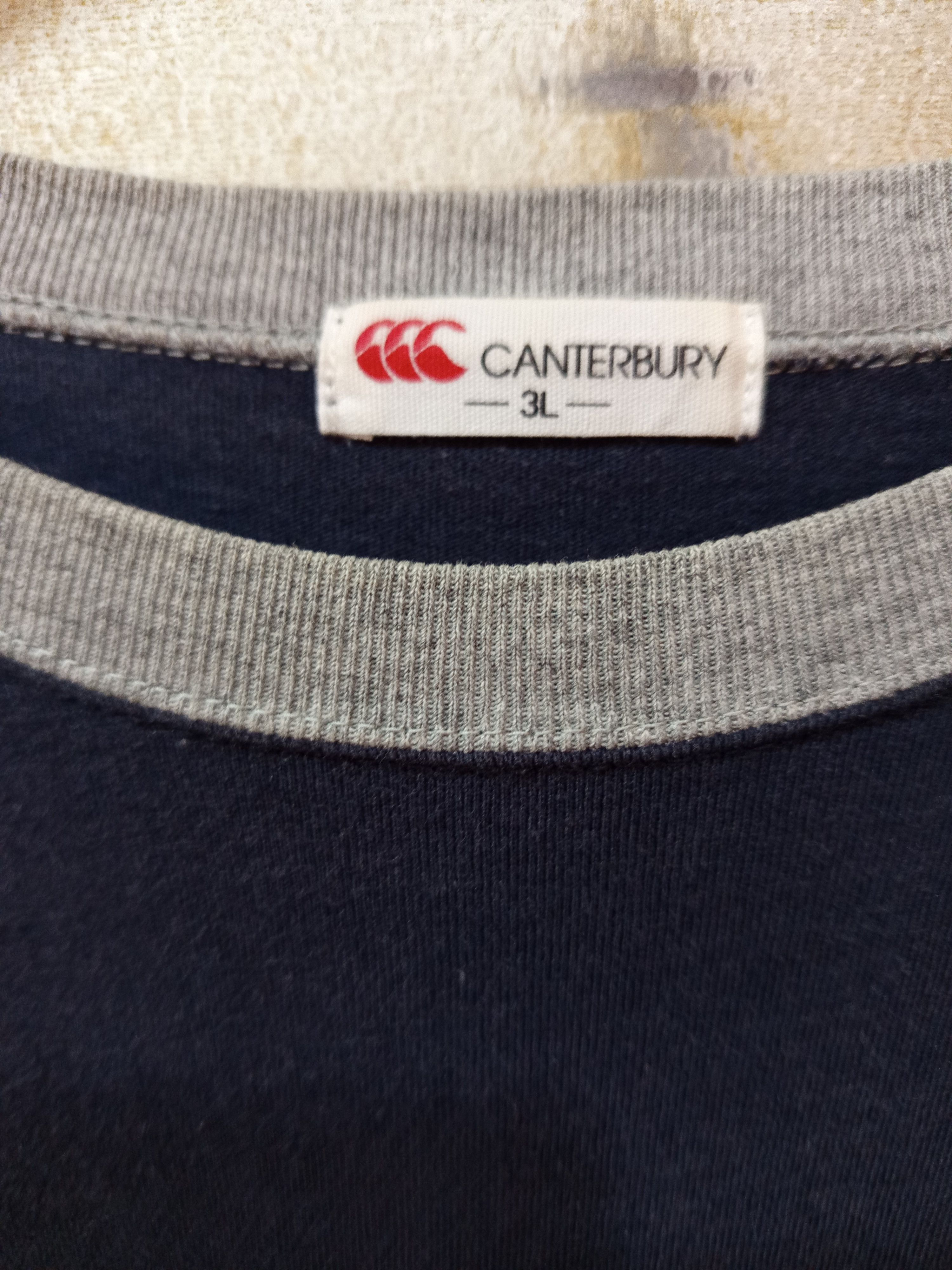 Canterbury of New Zealand Canterbury Raglan Long Sleeve Tee Big Logo Spellout Size US XL / EU 56 / 4 - 8 Thumbnail