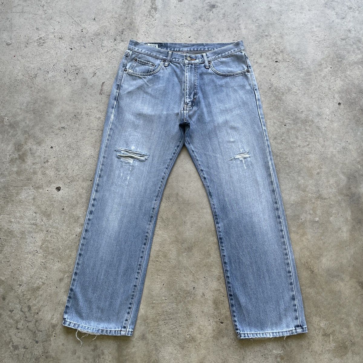 Edwin × Jean × Vintage Vintage Edwin 403 Faded Jeans Distressed Denim Pants W33 Size US 33 - 1 Thumbnail