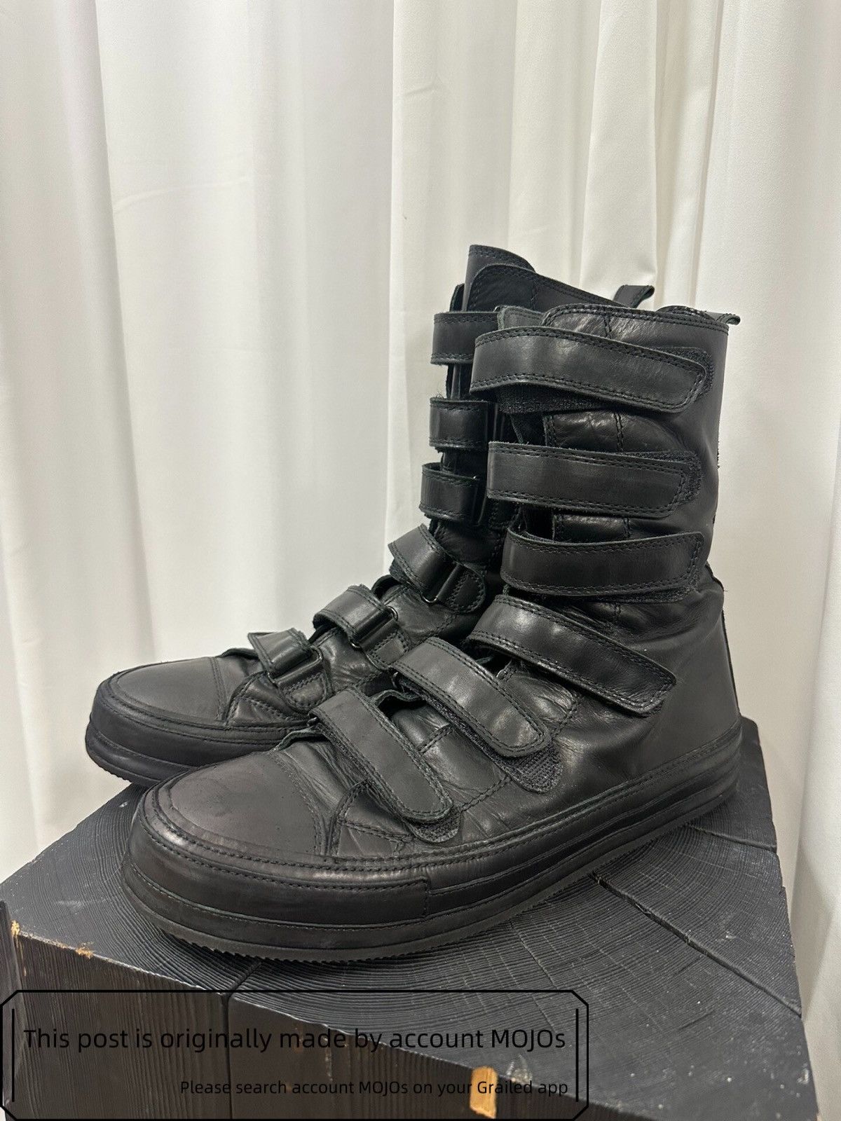 Ann Demeulemeester Sz 41 Ann Demeulemeester Multi Stripe Extra Hi-Top mojos2300 Size US 8 / EU 41 - 1 Thumbnail