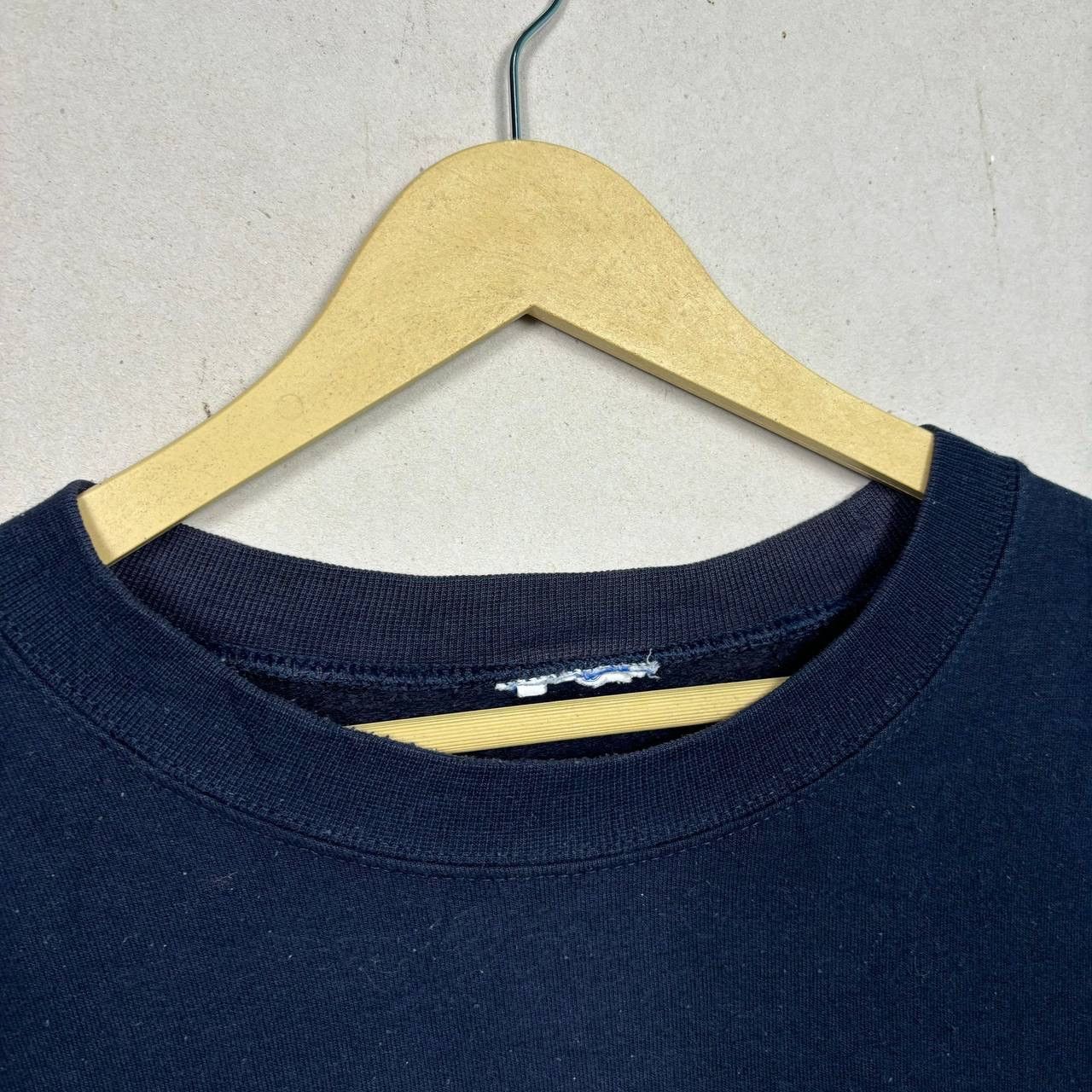 Champion Vintage 90s Champion Navy Crewneck Sweatshirt Boxy Oversized Size US XL / EU 56 / 4 - 5 Thumbnail