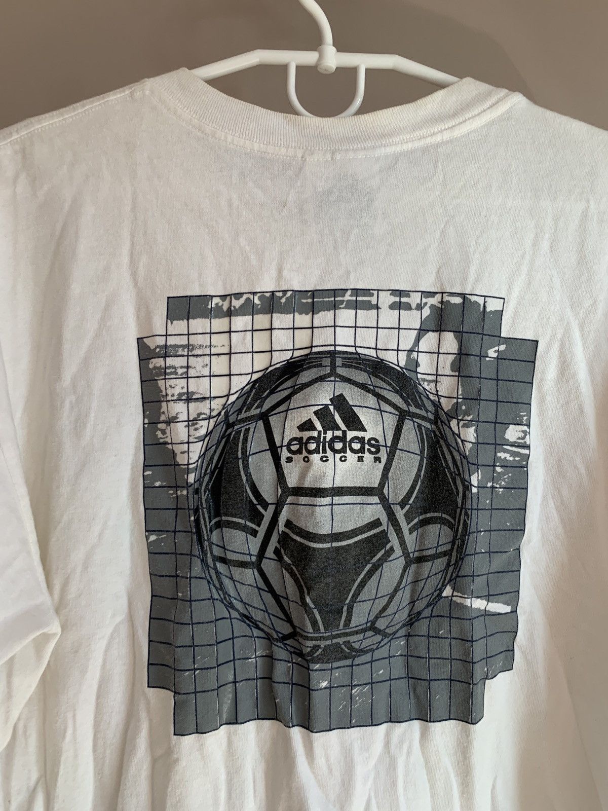 Adidas Adidas Vintage Football T Shirt Soccer Size L Size US L / EU 52-54 / 3 - 7 Thumbnail