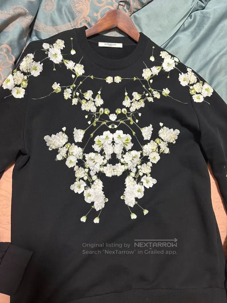 Givenchy Givenchy Jasmine Floral Starry Hoodie Size US L / EU 52-54 / 3 - 1 Thumbnail