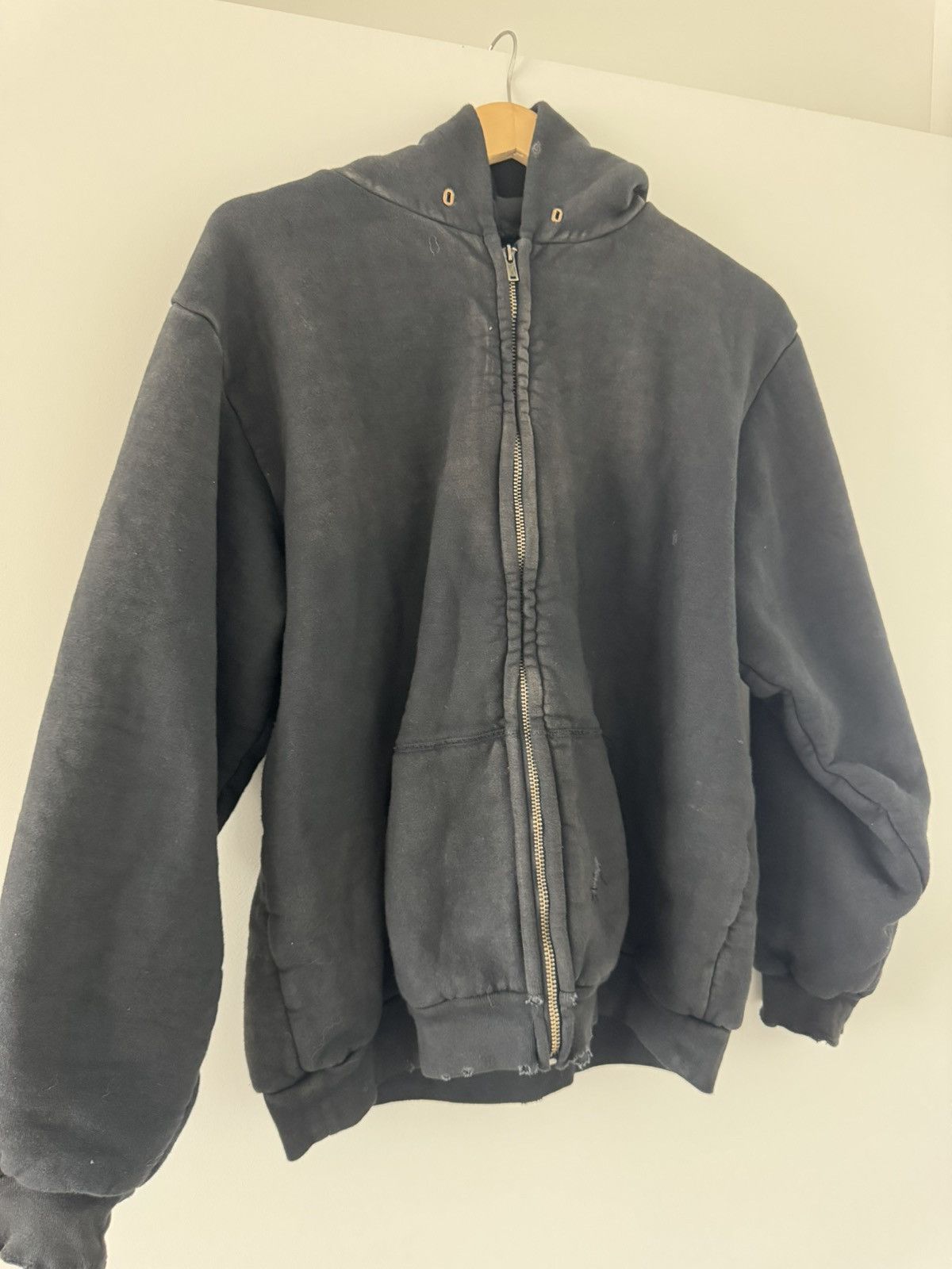 トップス A.PRESSE Vintage Zip Sweat Hoodie black A.PRESSE (ア プレッセ) Vintage Half Zip Sweat Hoodie 25SAP