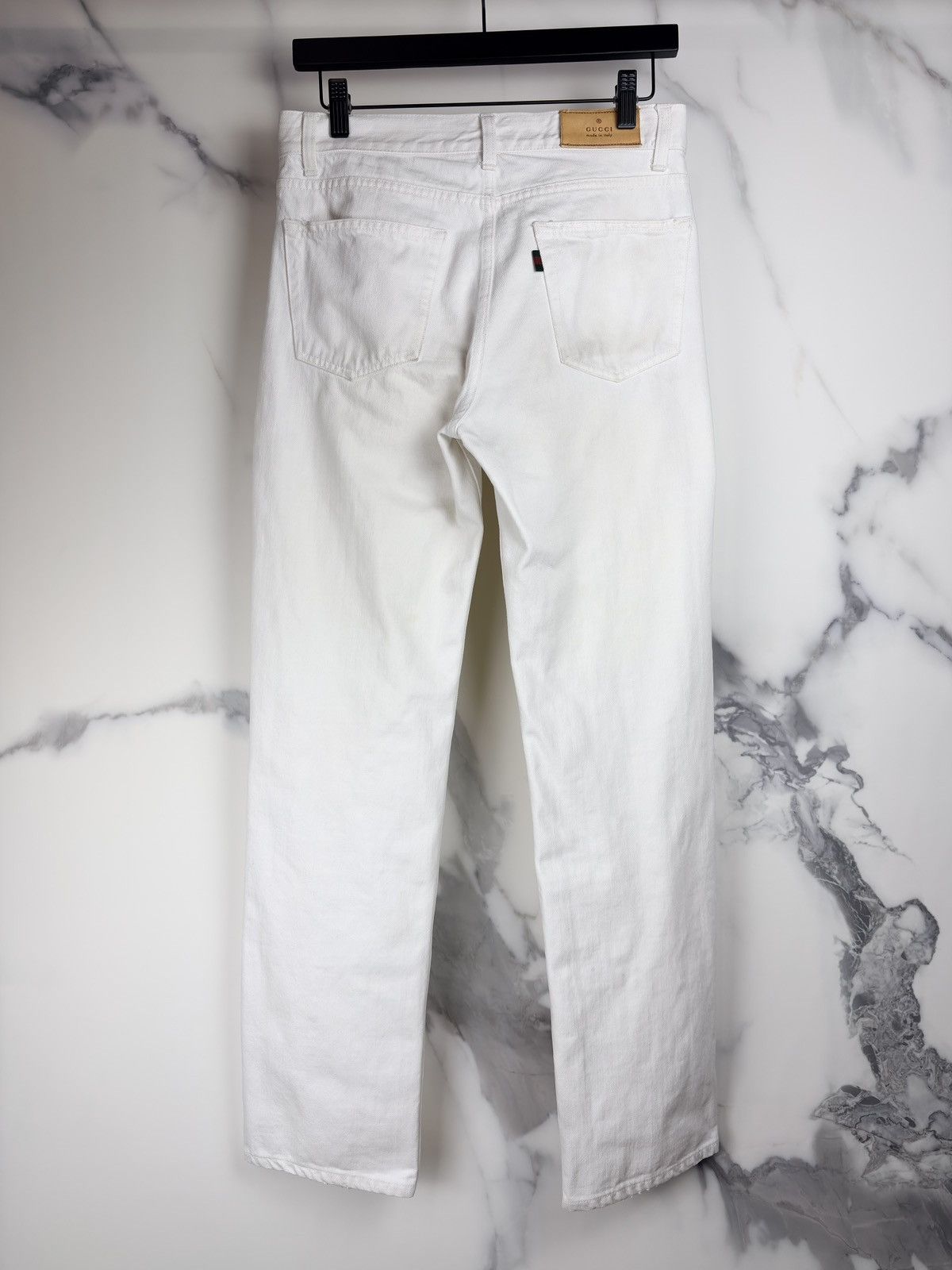 Gucci Gucci Tom Ford Vintage Straight Leg Denim Jeans White Size US 30 / EU 46 - 2 Thumbnail