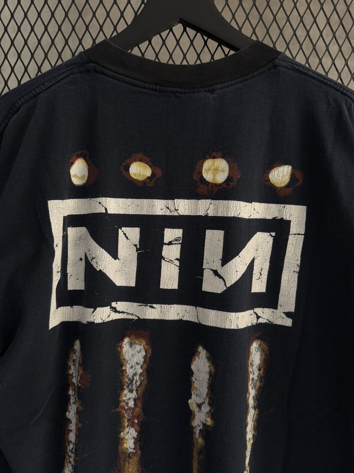 Band Tees Vintage 1994 Nine Inch Nails The Downward Spiral Tee Size US L / EU 52-54 / 3 - 4 Thumbnail
