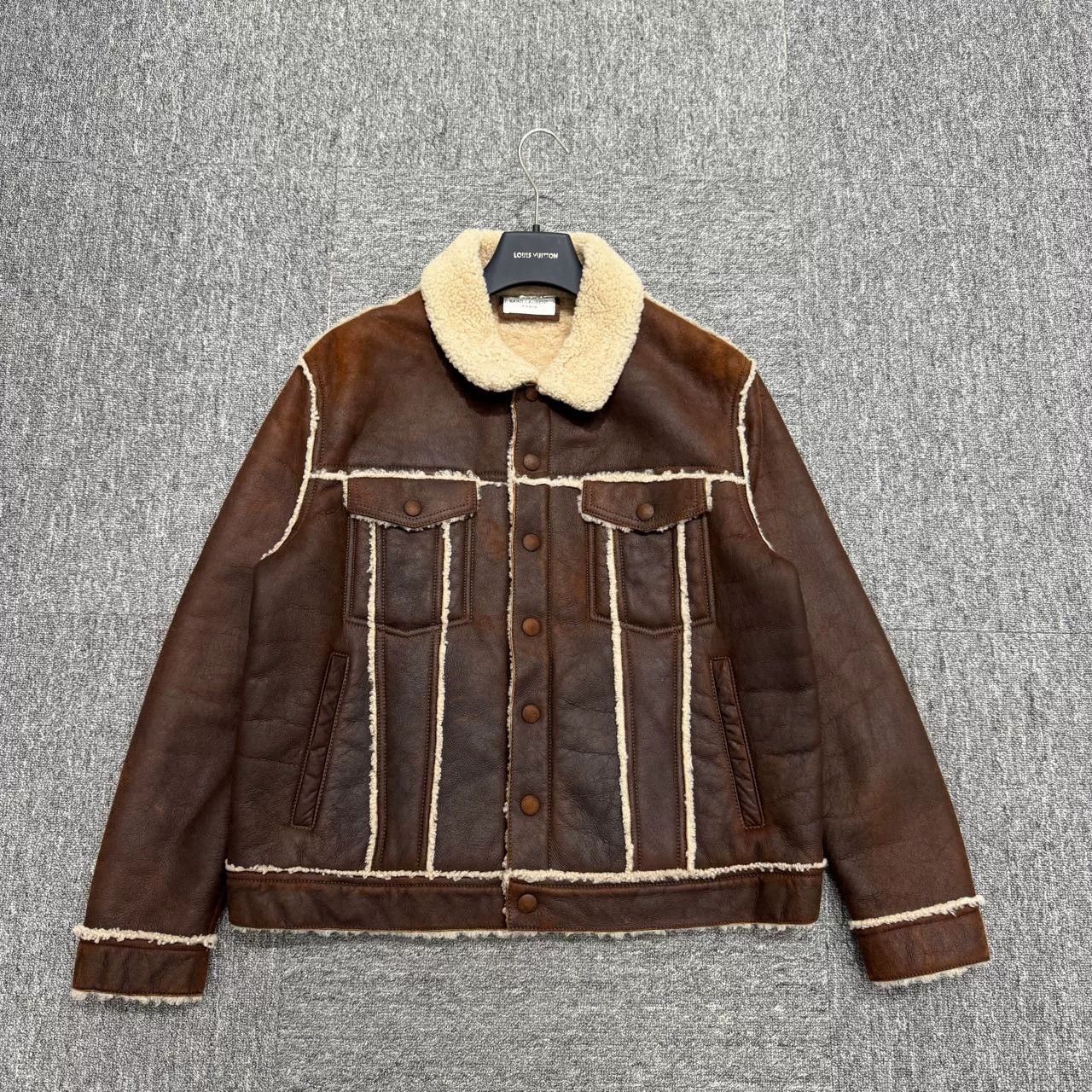 Louis Vuitton brown shearling outerwear jacket Size US XXL / EU 58 / 5 - 1 Thumbnail