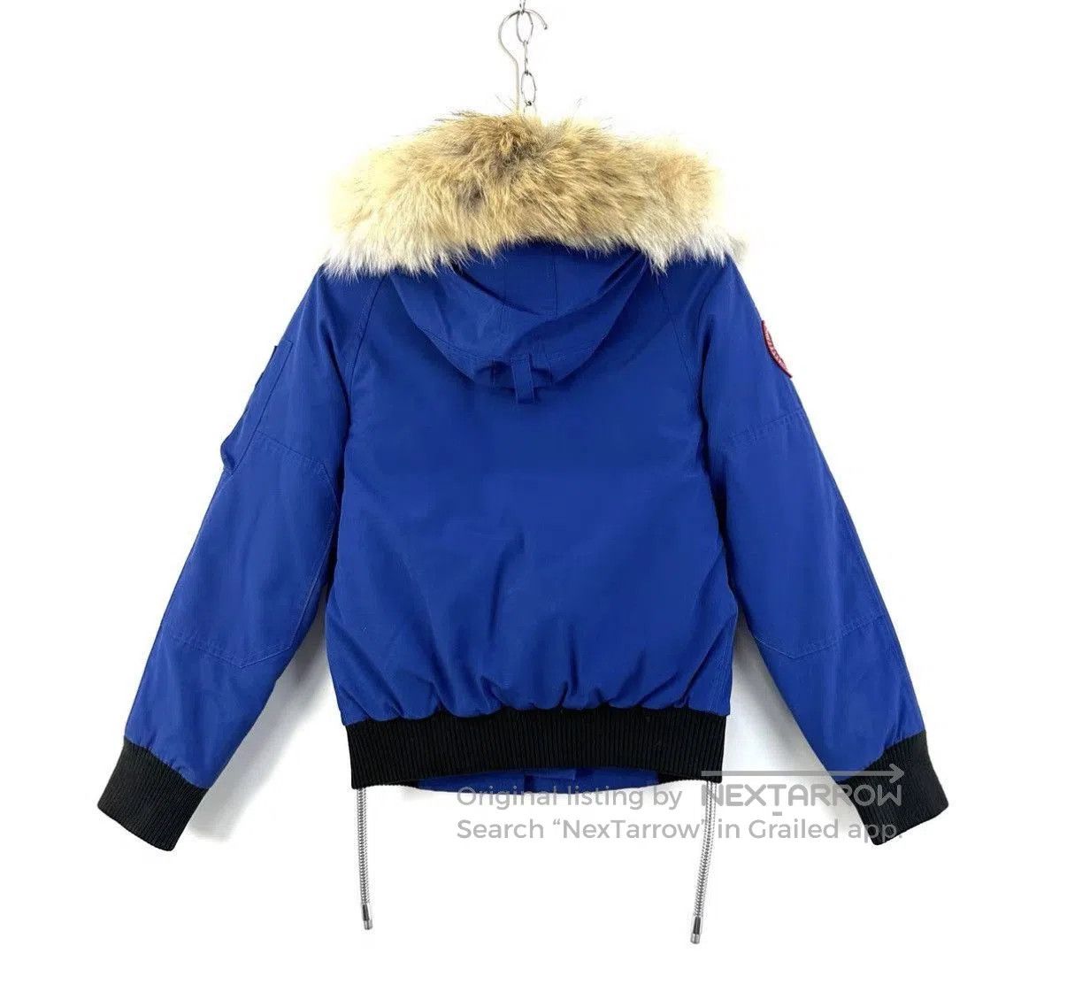 Canada Goose Blue Winter Jacket with Fur Hood, XXS. Size US XXS / EU 40 - 2 Thumbnail