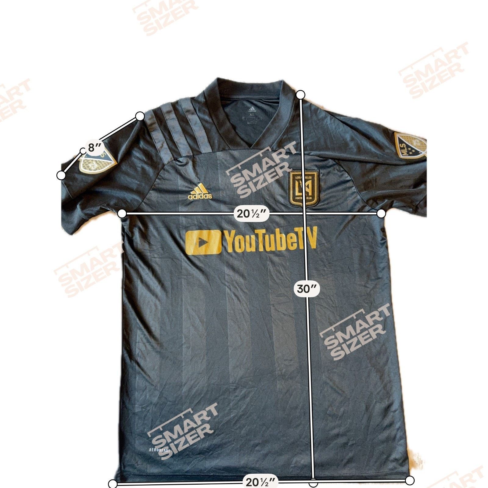 Adidas Adidas LAFC Carlos Vela 10 XL BlackGold MLS 25th Anniversary Size US XL / EU 56 / 4 - 8 Thumbnail