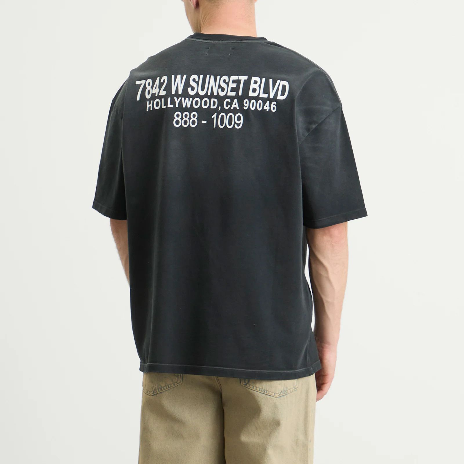 Amiri o1h1sh11225 Club Amiri Wolf Oversized Tee in Black Size US XL / EU 56 / 4 - 3 Thumbnail
