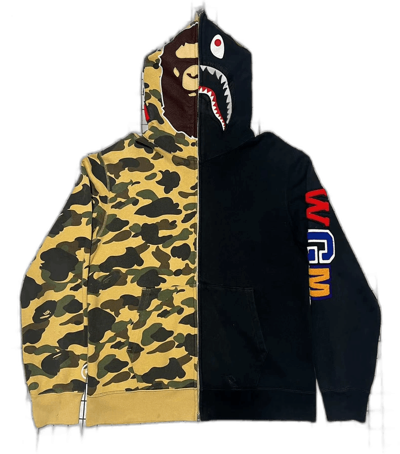 Bape BAPE Shark Camouflage Hoodie in XL Size US XL / EU 56 / 4 - 1 Thumbnail
