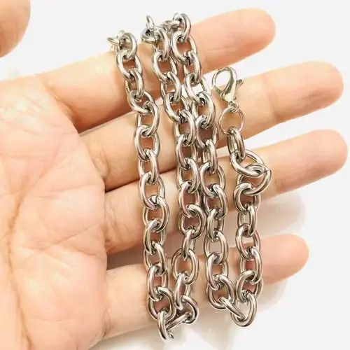 Other Plain No Charm Stainless Steel Chain Necklace Size ONE SIZE - 4 Thumbnail