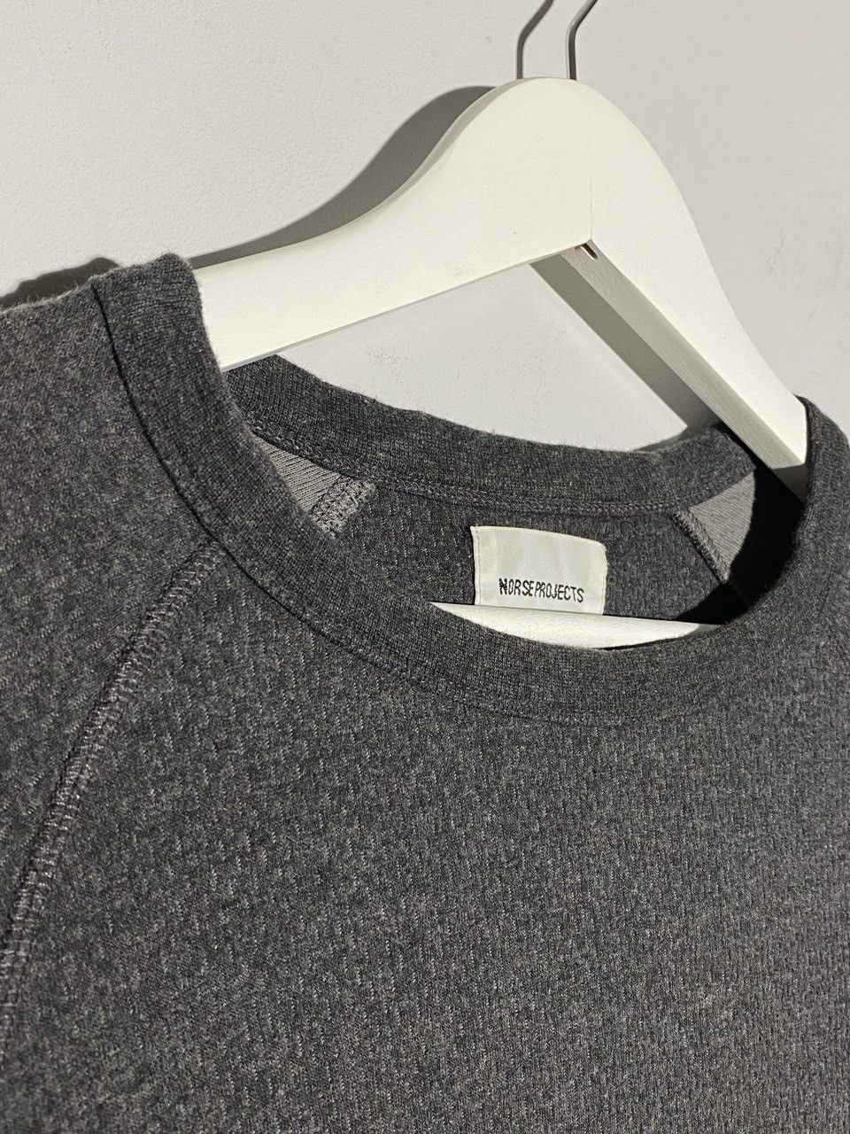 Norse Projects Norse Projects Aske Mesh Melange Long Sleeve Cotton Sweater Size US M / EU 48-50 / 2 - 4 Thumbnail
