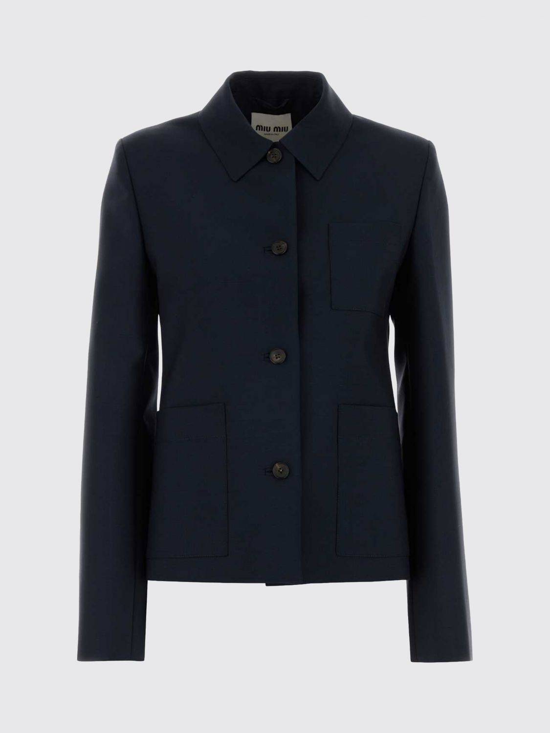 Miu Miu Miu Miu Jacket Woman Navy Size S / US 4 / IT 40 - 1 Preview