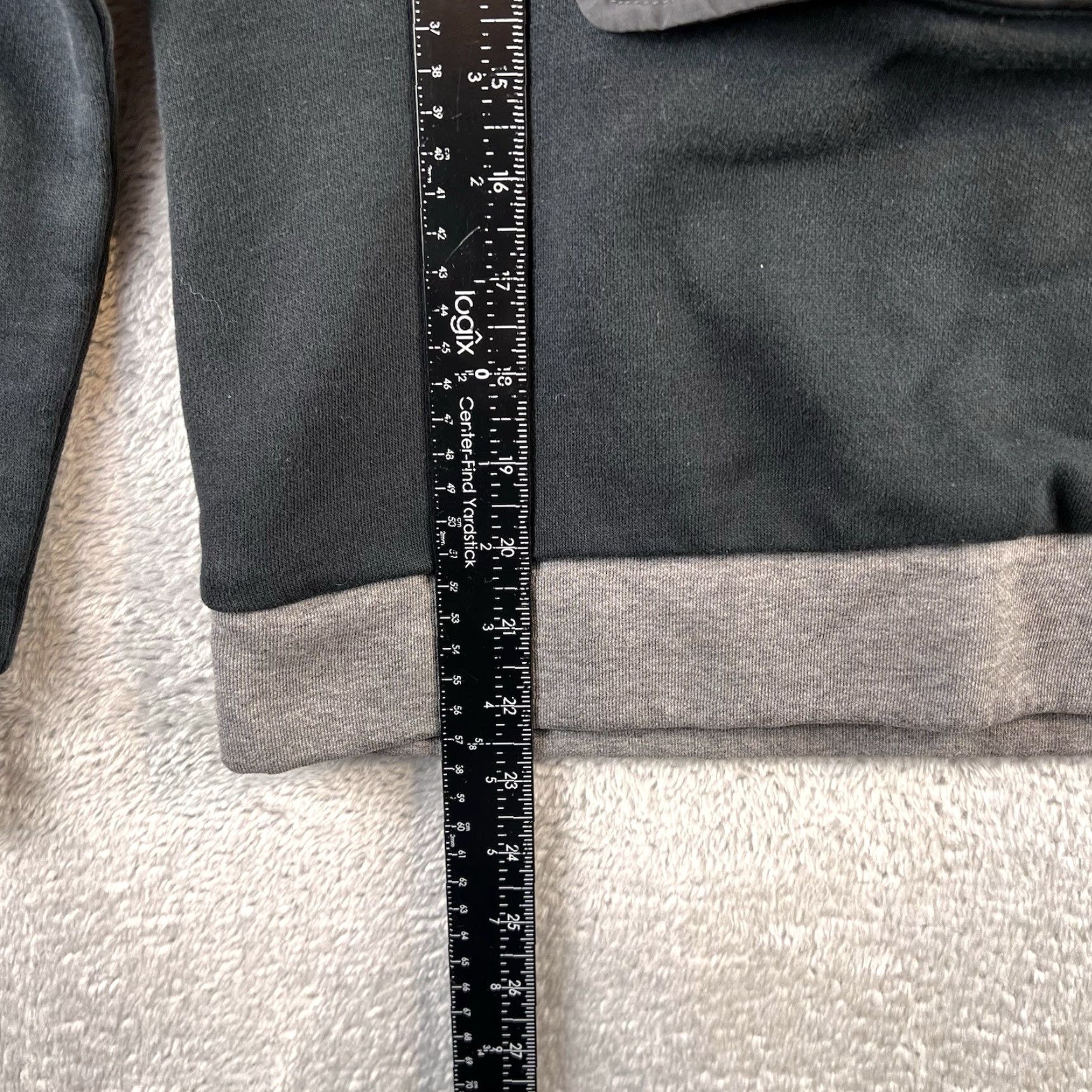 Vintage Columbia Hoodie Women S 1/2 Zip Fleece Hooded Pullover Black Gray Lightweight Regular Scoop Outdoor All Seasons Pockets Size S / US 4 / IT 40 - 6 Thumbnail