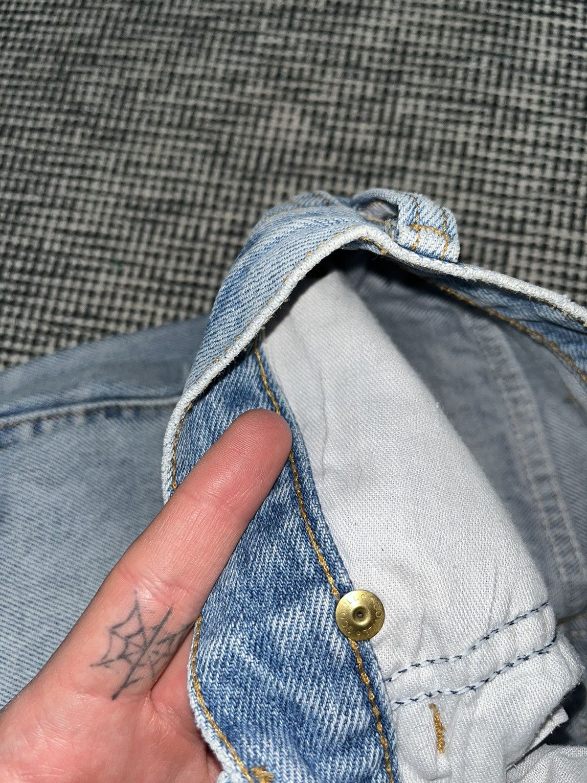 Other Light blue 80s wrangler jeans fade washed cowboy americana Size US 32 / EU 48 - 8 Thumbnail