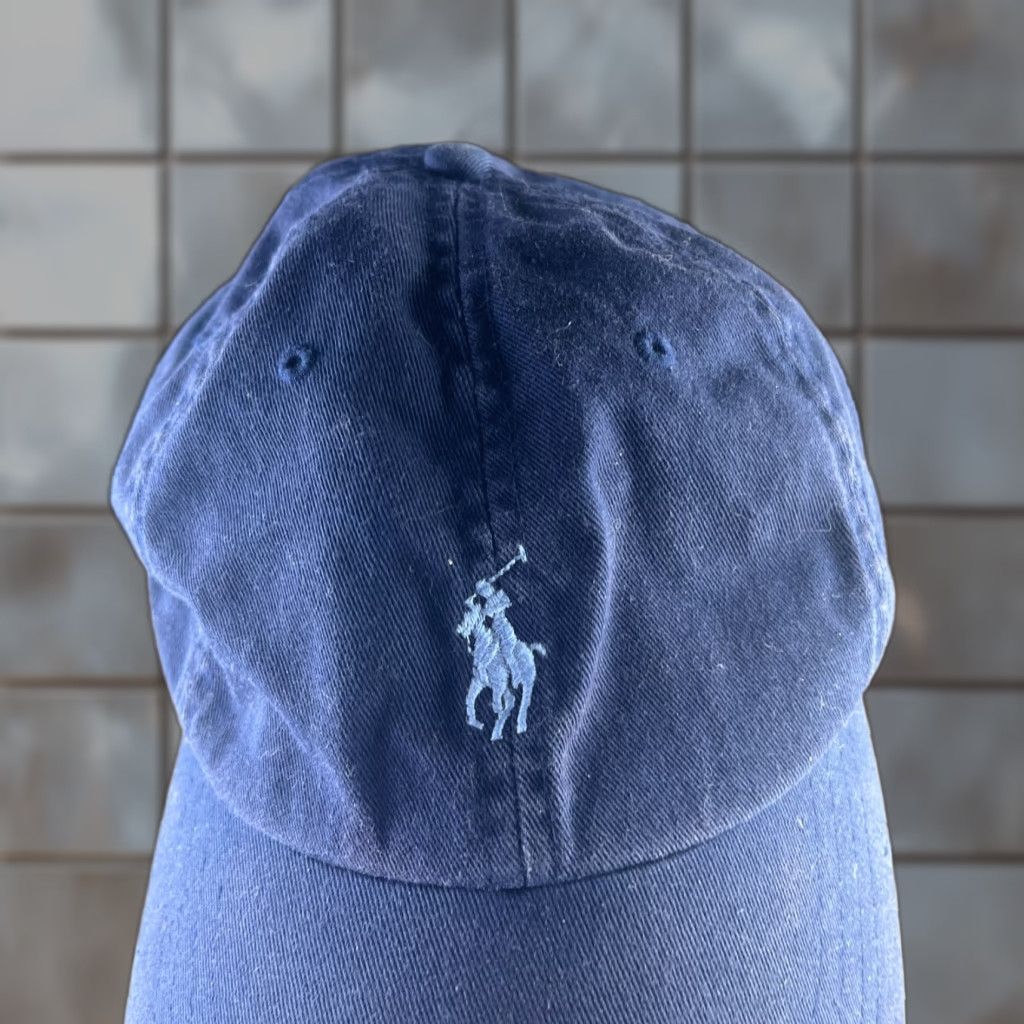 Polo Ralph Lauren VINTAGE Polo Ralph Lauren Pony Strapback Hat Baseball Cap One Size Men Blue 90s Skull Casual Adjustable Canvas Fur Cotton Acrylic Pattern Solid Size US M / EU 48-50 / 2 - 1 Thumbnail