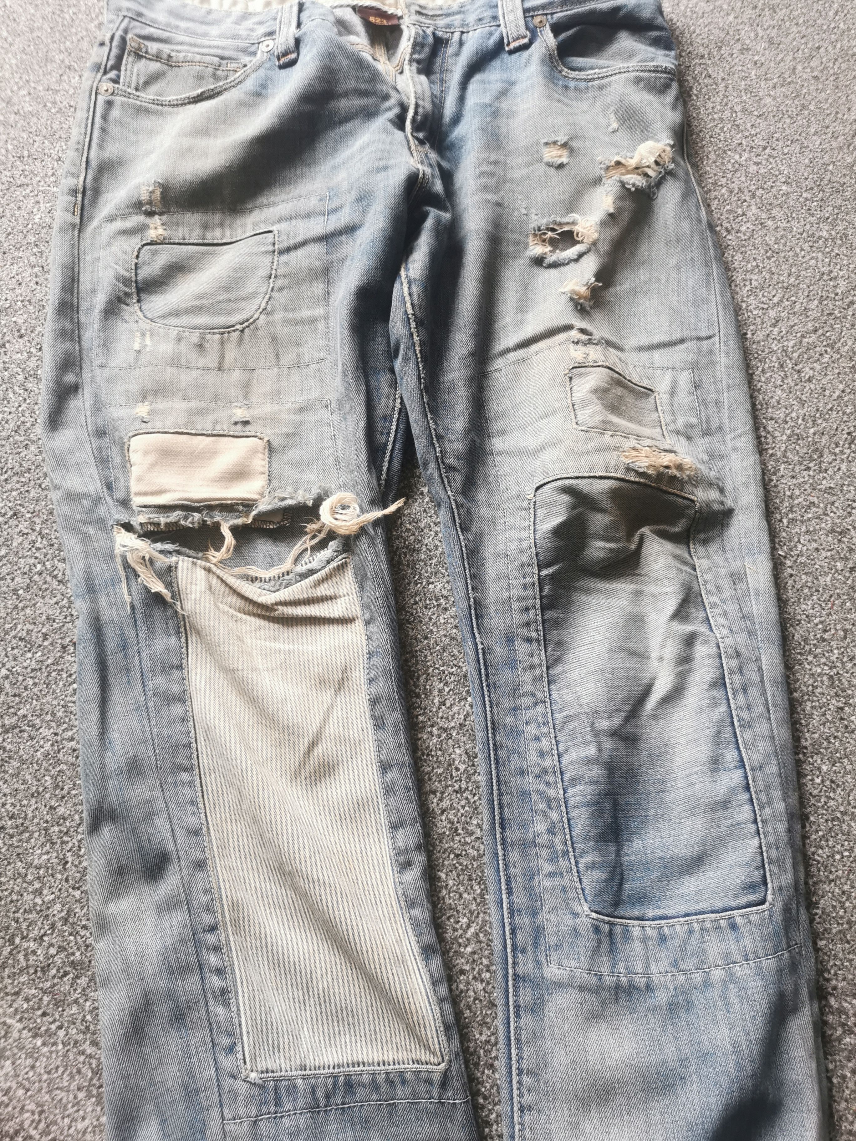 Levi's × Levi's Made & Crafted Levis Sashiko Boro Ripped Distressed Ori Not Custom Size US 34 / EU 50 - 10 Thumbnail