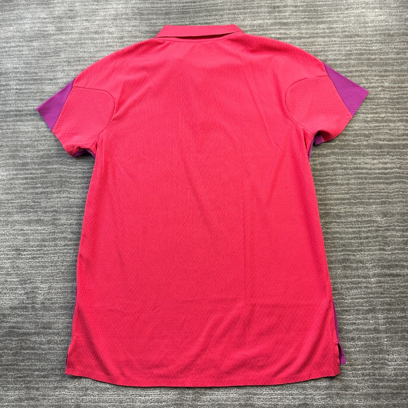 Nike Nike Court Polo Mens M Purple DriFit Tennis Zip Shirt Size US M / EU 48-50 / 2 - 2 Thumbnail