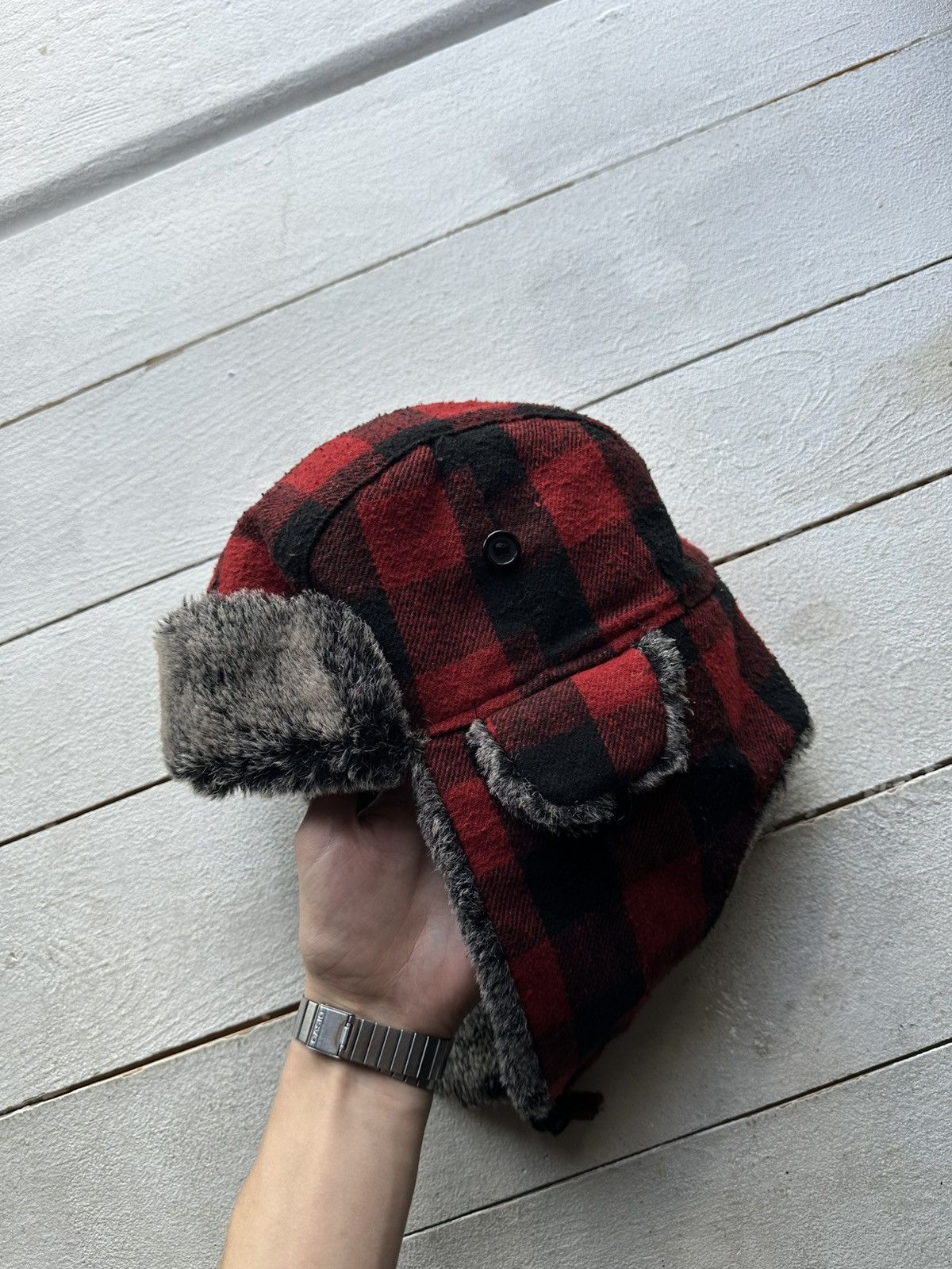 Vintage 🚨Y2K HYPE FUZZY MOHAIRE AVIATOR USHANKA HAT bubble Size ONE SIZE - 5 Thumbnail