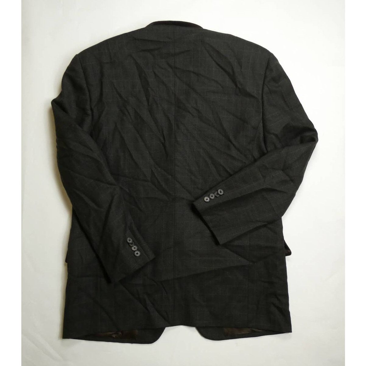 Joseph Abboud Joseph Abboud sport coat, 42R, dark gray check, 100% wool Size 42R - 3 Thumbnail