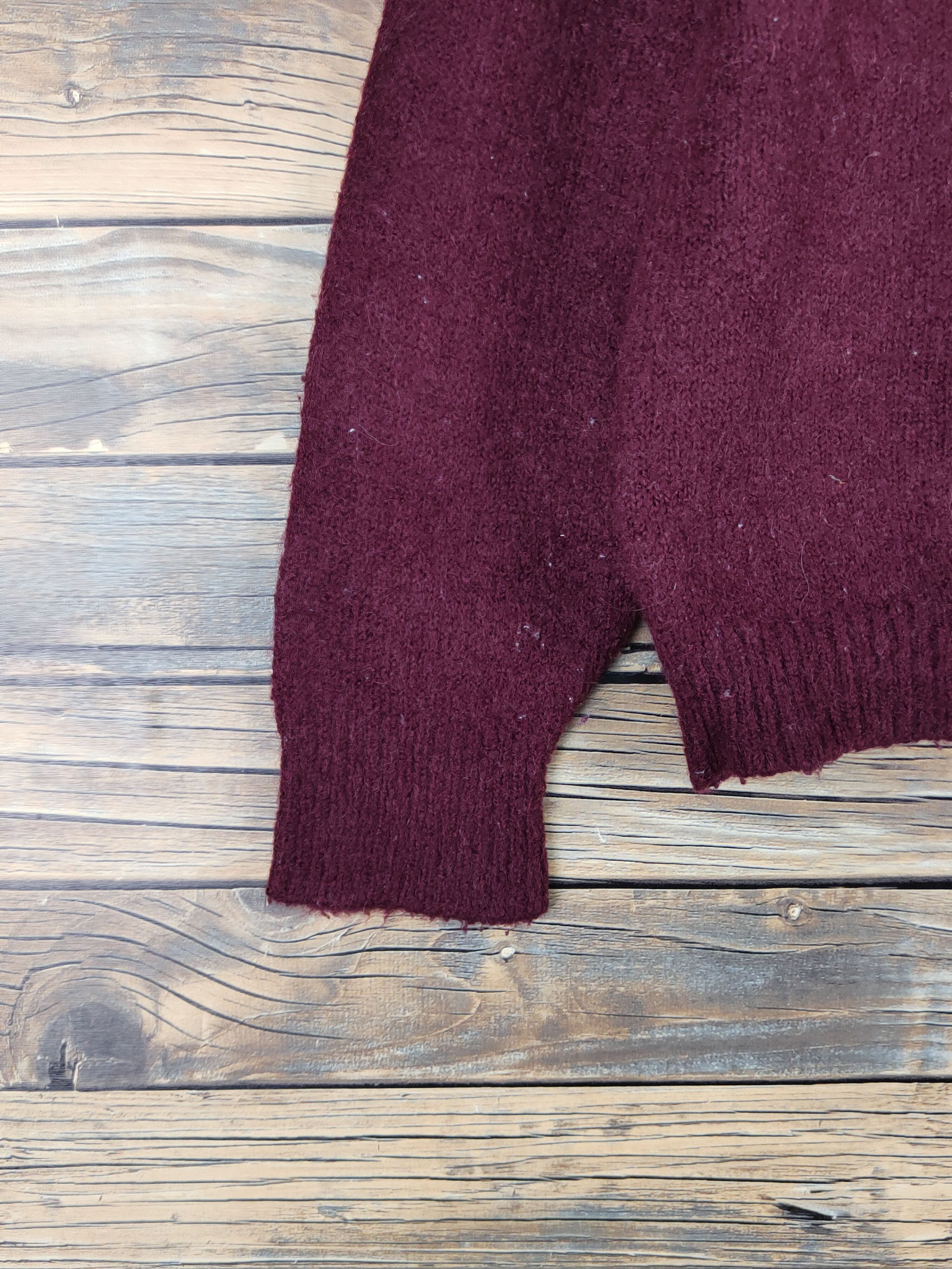 GU × Homespun Knitwear × Japanese Brand GU Maroon Knitwear Sweatshirts #W1146 Size M / US 6-8 / IT 42-44 - 4 Thumbnail
