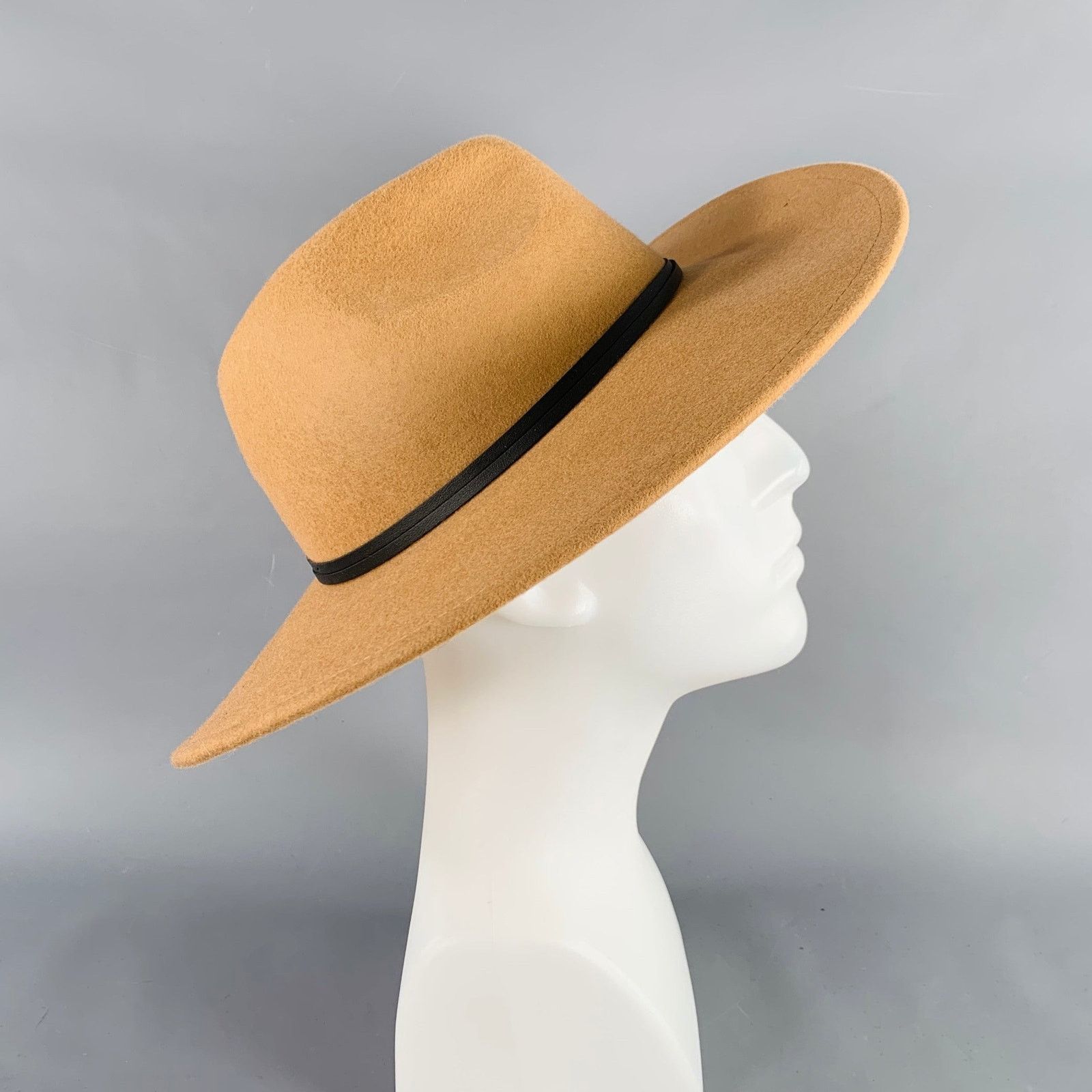 Vintage VINTAGE Camel Wool Blend Felt Western Hat Size ONE SIZE - 3 Thumbnail