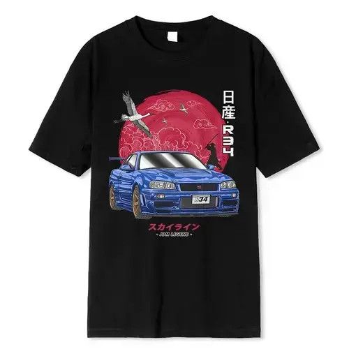 VIBE Nissan Skyline R34 TShirt Size US M / EU 48-50 / 2 - 1 Thumbnail