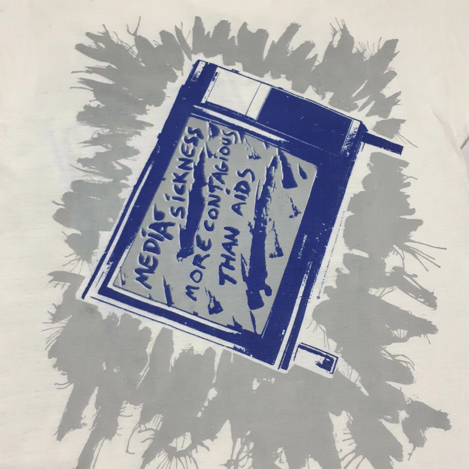 Vintage 80s Jamie Reid T Shirt 1987 Sex Pistols Malcolm McLaren Size US L / EU 52-54 / 3 - 3 Thumbnail