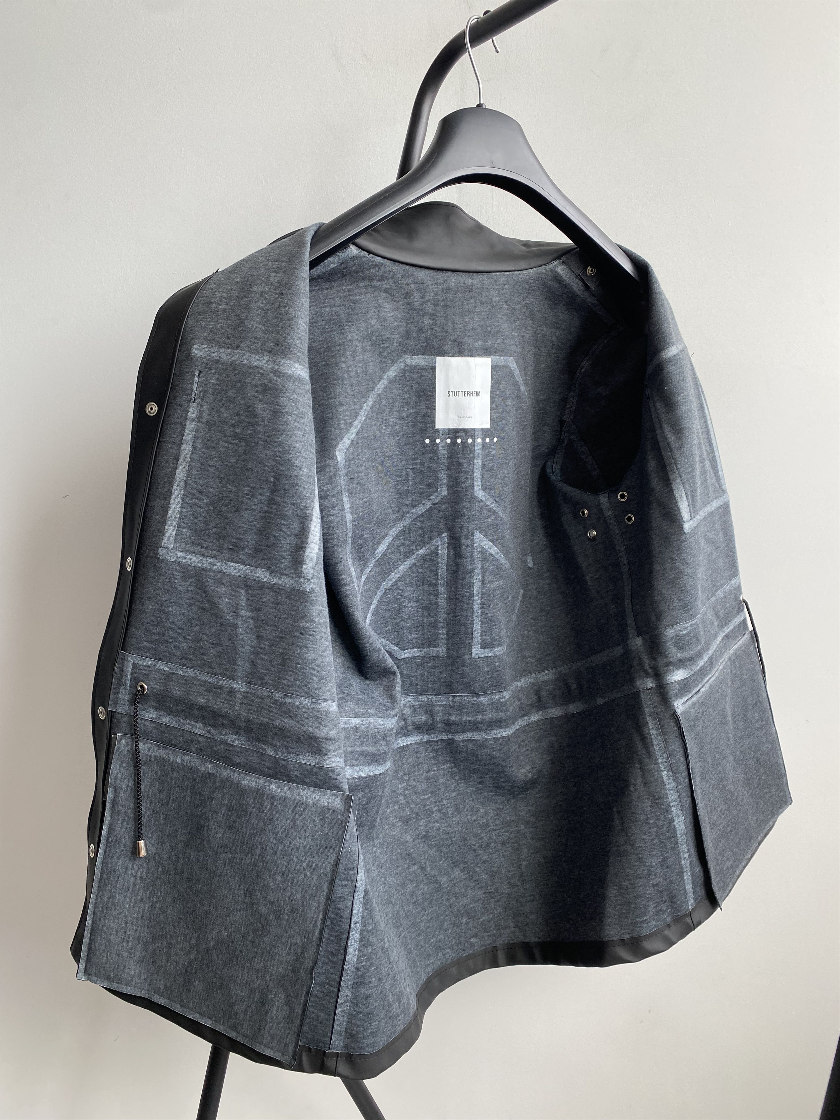 Stutterheim STUTTERHEIM Stockholm M-65 Rain Coat Black Size US M / EU 48-50 / 2 - 8 Thumbnail