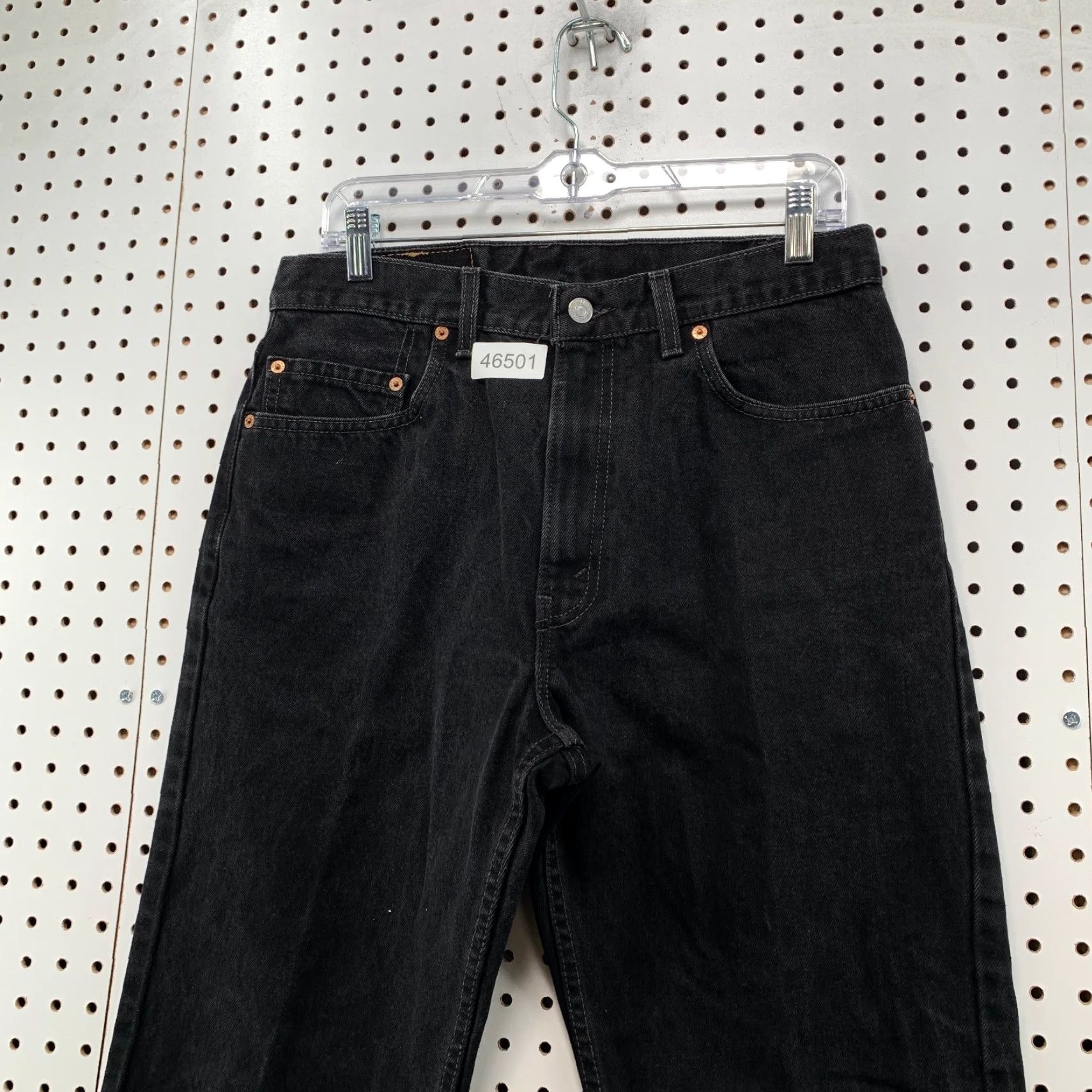 Levi's VINTAGE Levi's 505 Jeans Mens 32x29 Regular Straight 90s Made USA White Denim 5-Pocket Mens jeans Size US 32 / EU 48 - 7 Thumbnail