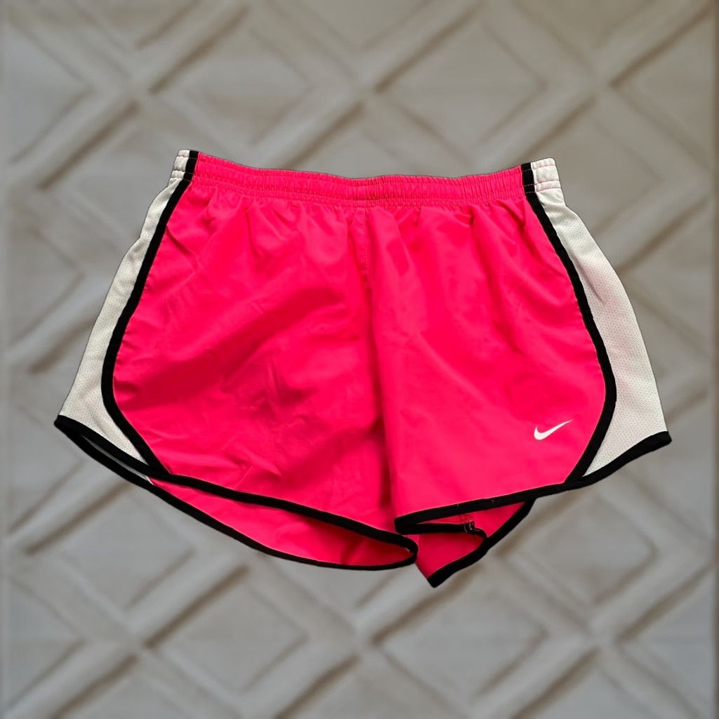 Nike Nike Dri-Fit Active Shorts Womens Large Pink Elastic Drawstring Gym Running 25x4 Size 36" / US 14 / IT 50 - 1 Thumbnail