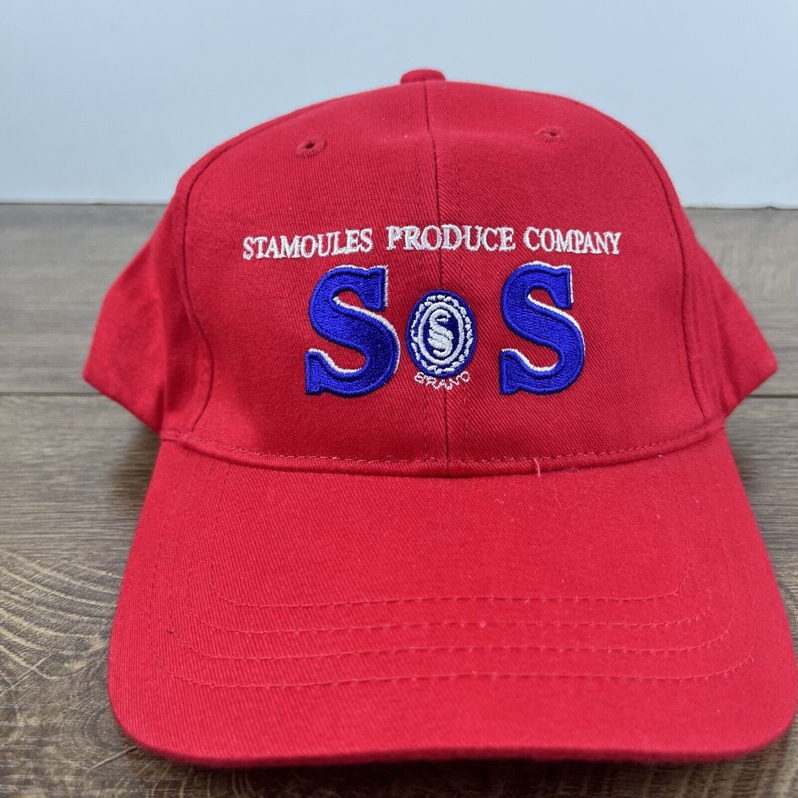 Other Stomoules Produce Hat SOS Hat Red Cap Hat Adjustable Hat Red Size ONE SIZE - 3 Thumbnail