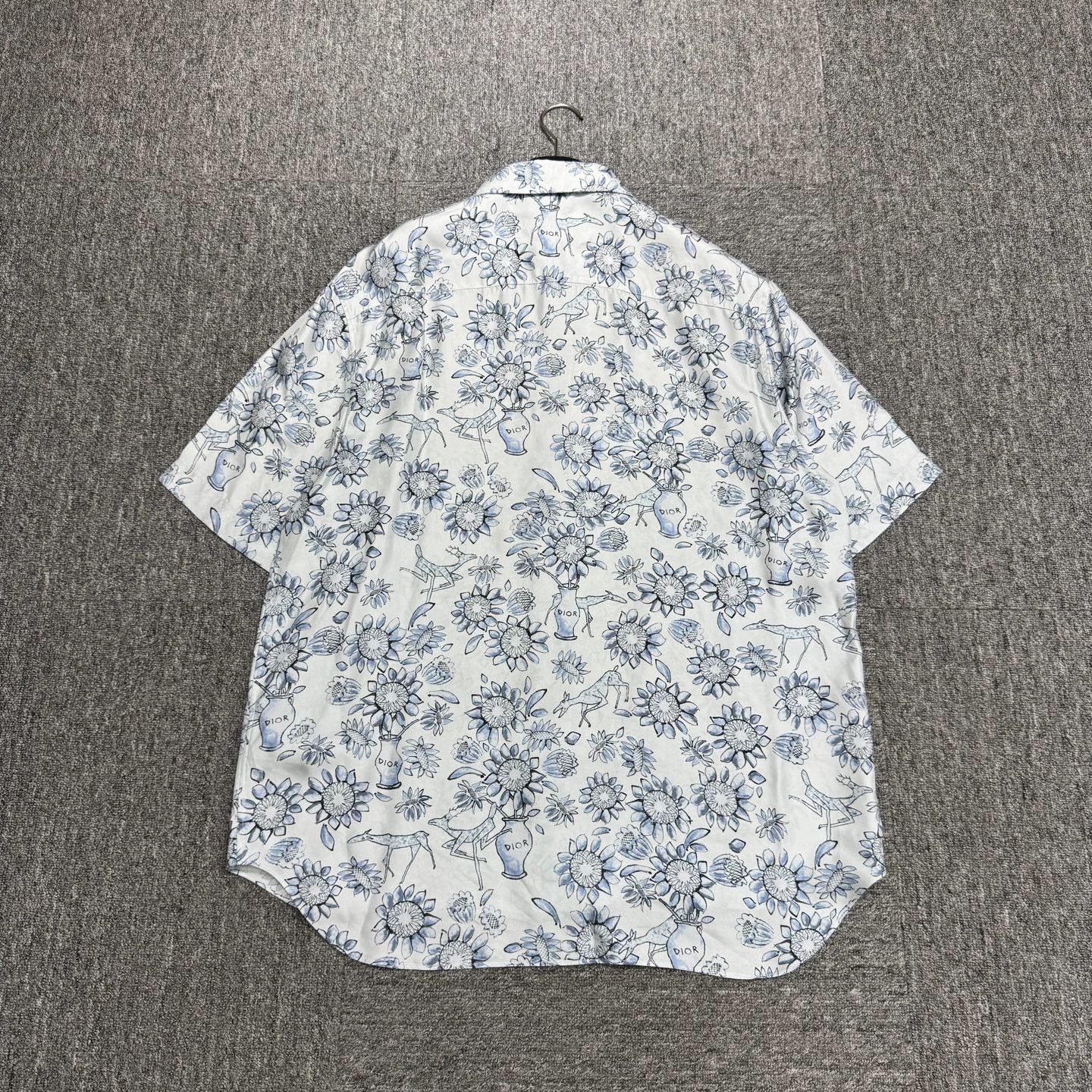 Dior Dior Floral Silk Short Sleeve Shirt 41 Size US L / EU 52-54 / 3 - 5 Thumbnail