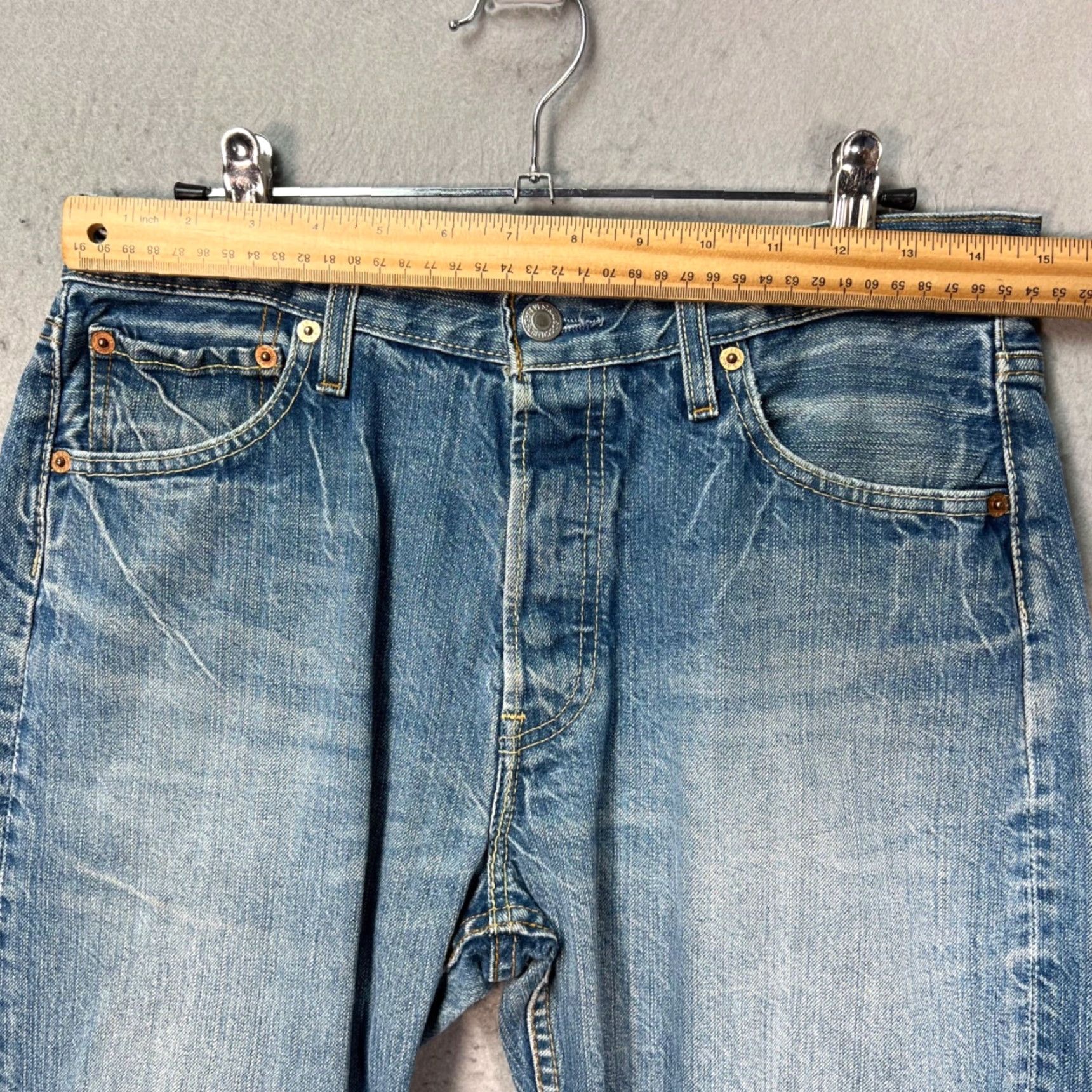 Levi's Levi's 501 Jeans Regular Size 30x29 Blue Cotton Denim Button 5-Pocket Levi's 501 Series Mens Straight Vintage No Size US 30 / EU 46 - 5 Thumbnail